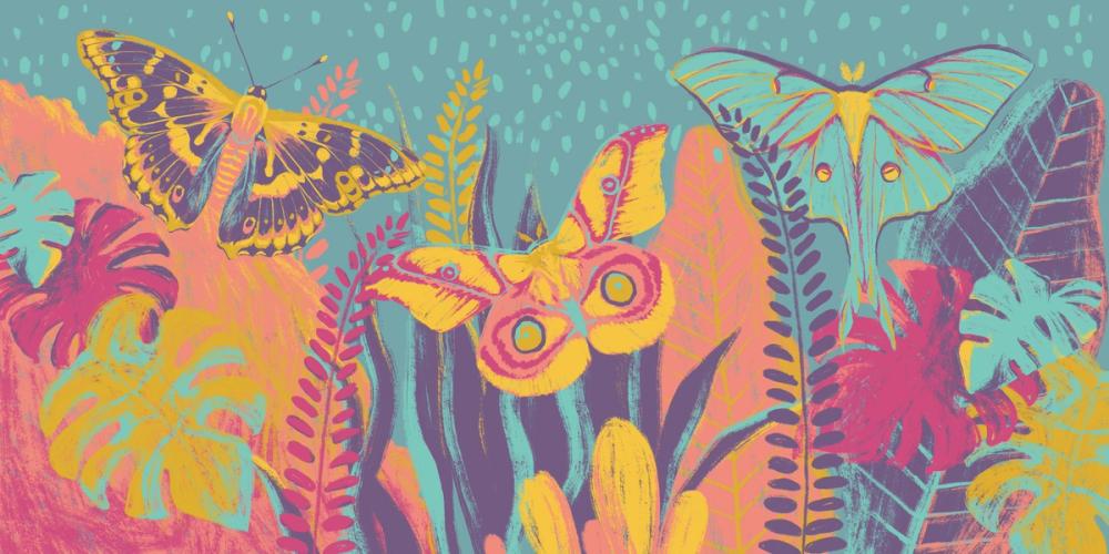 Dancing Hippie Butterflies 