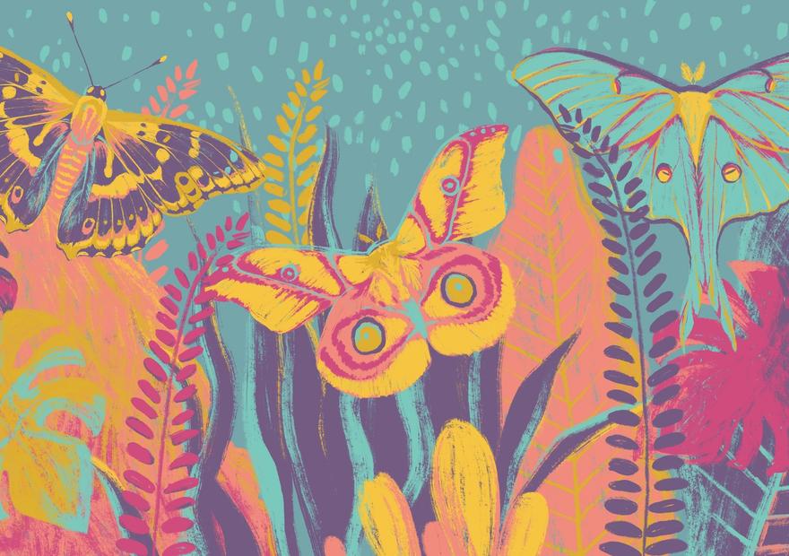 Dancing Hippie Butterflies