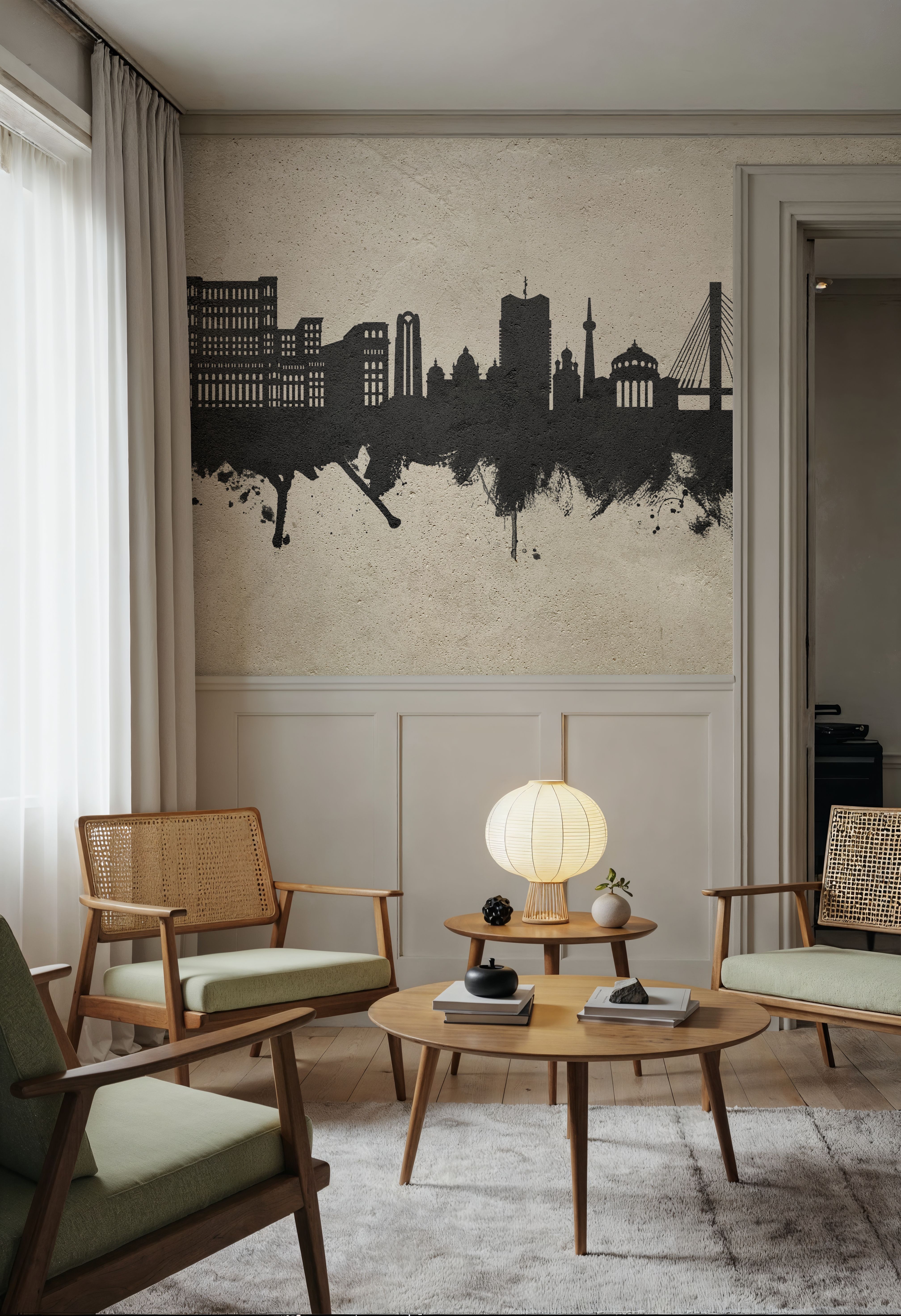 Bucharest Romania Skyline Concrete