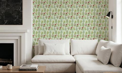 Wildflower Garden, Light Green