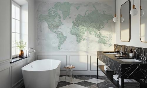 World Map Cities - Uzuri