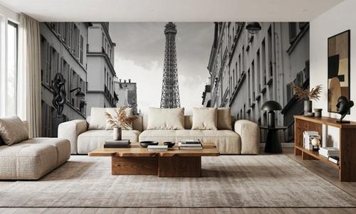 Eiffel Tower in Paris, Black & White