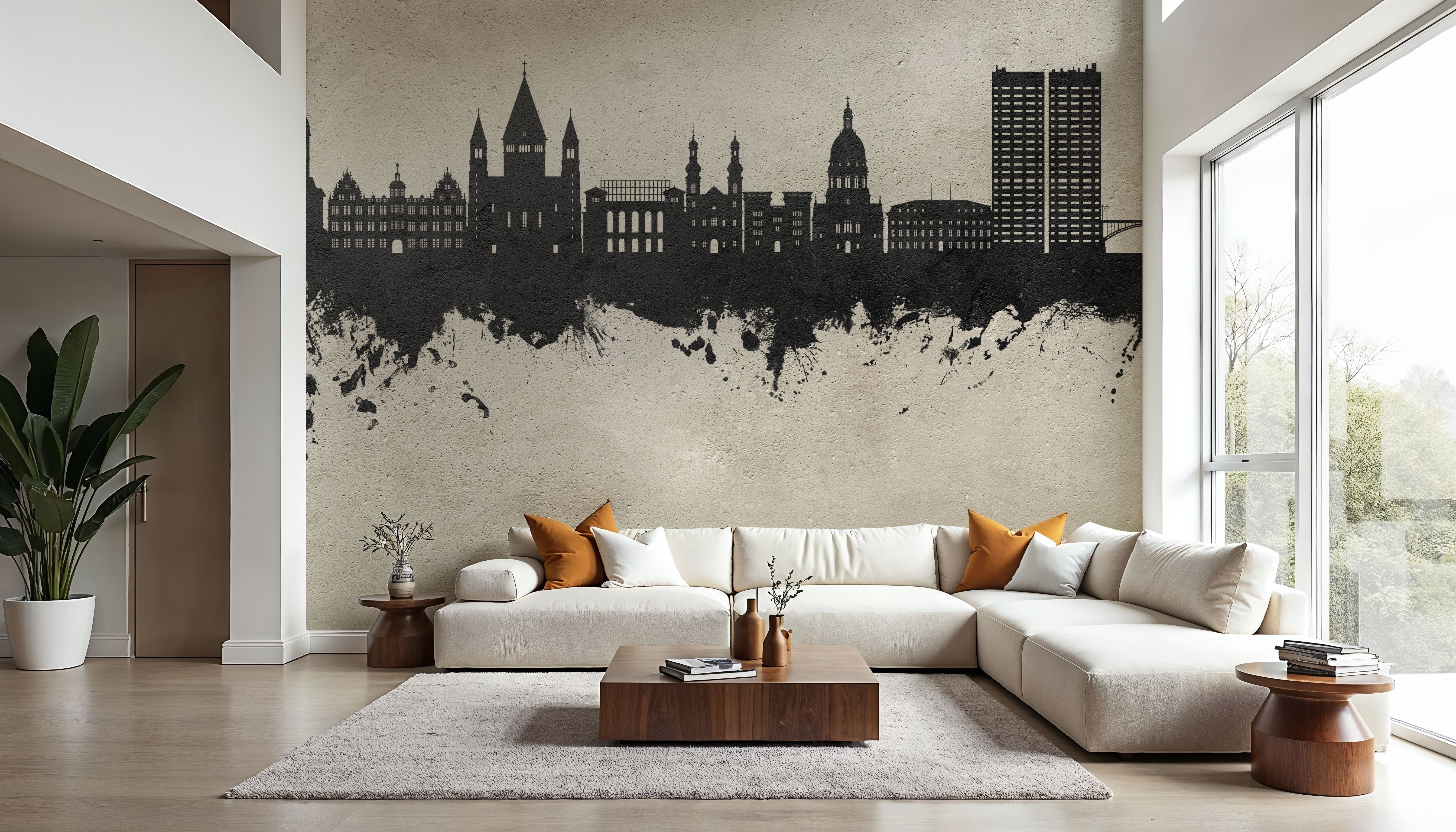 Mainz Germany Skyline Concrete