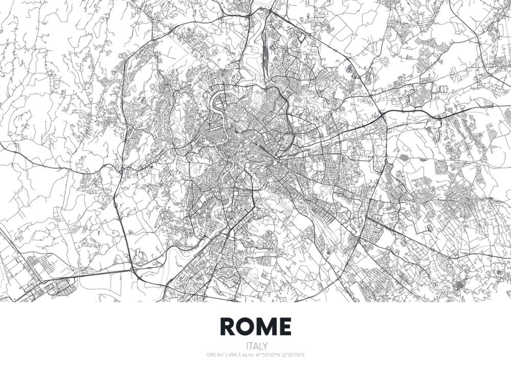 Map of Rome