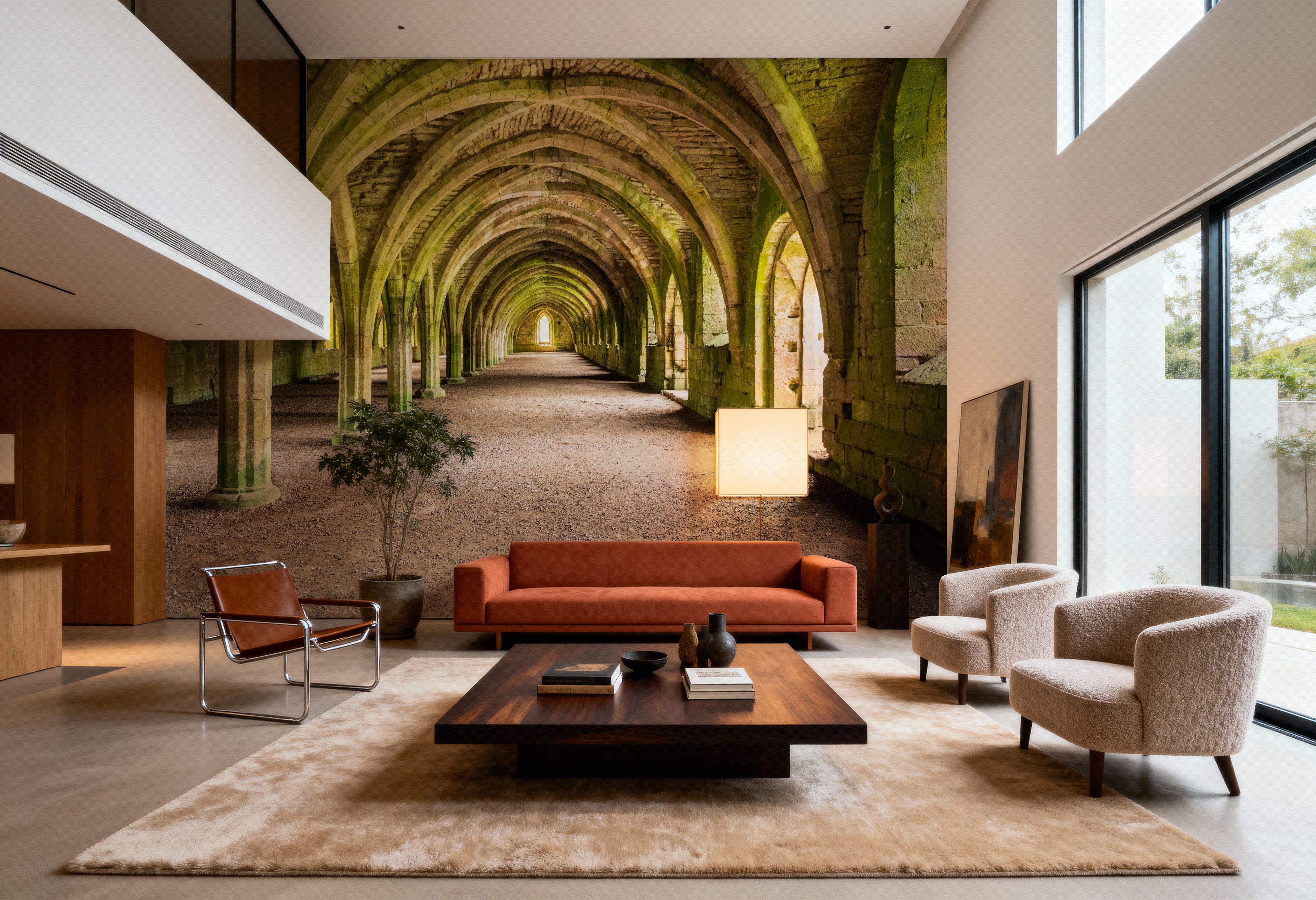 Fountains Abbey Right, Wallpaper