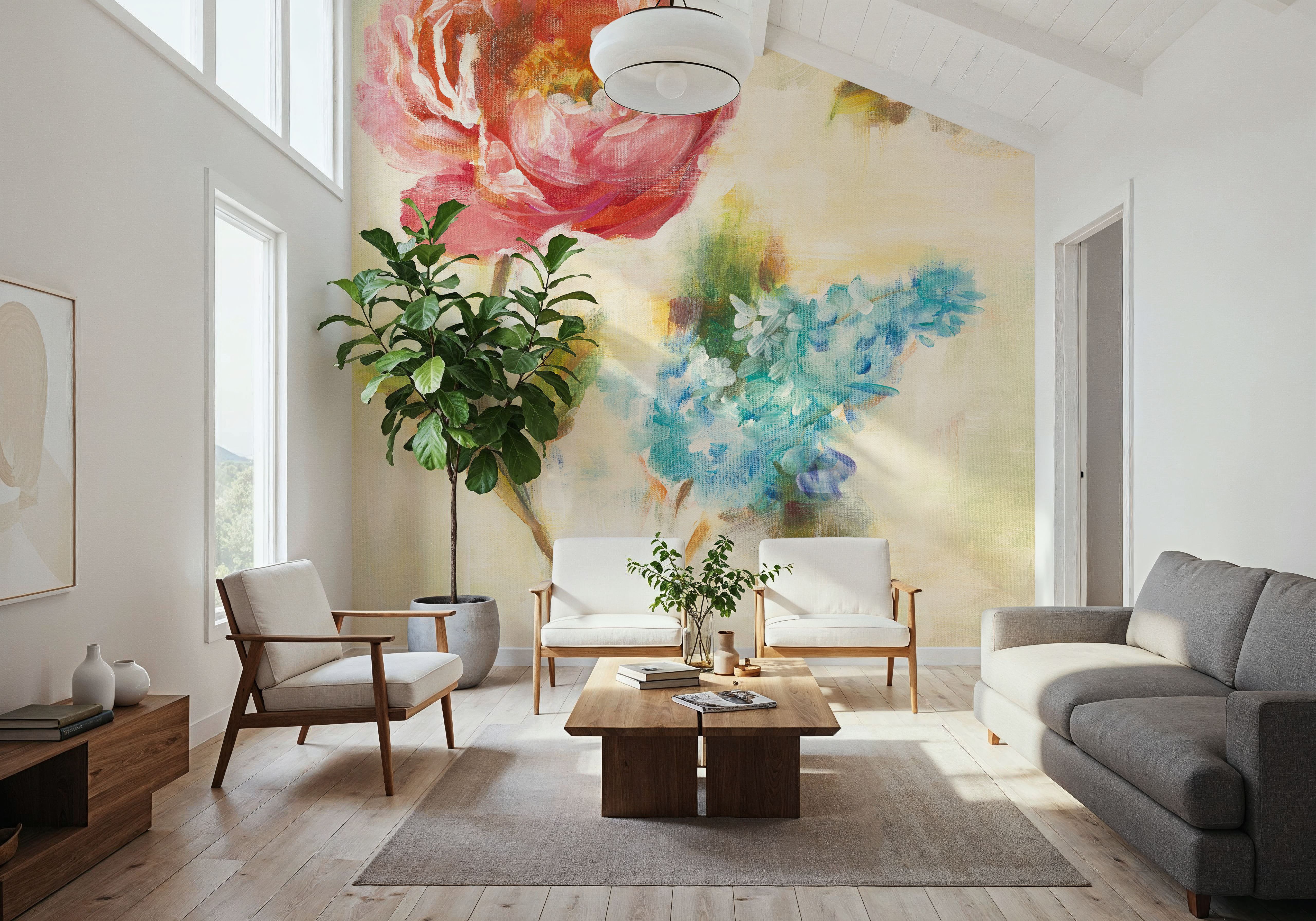 Contemporary Flower I