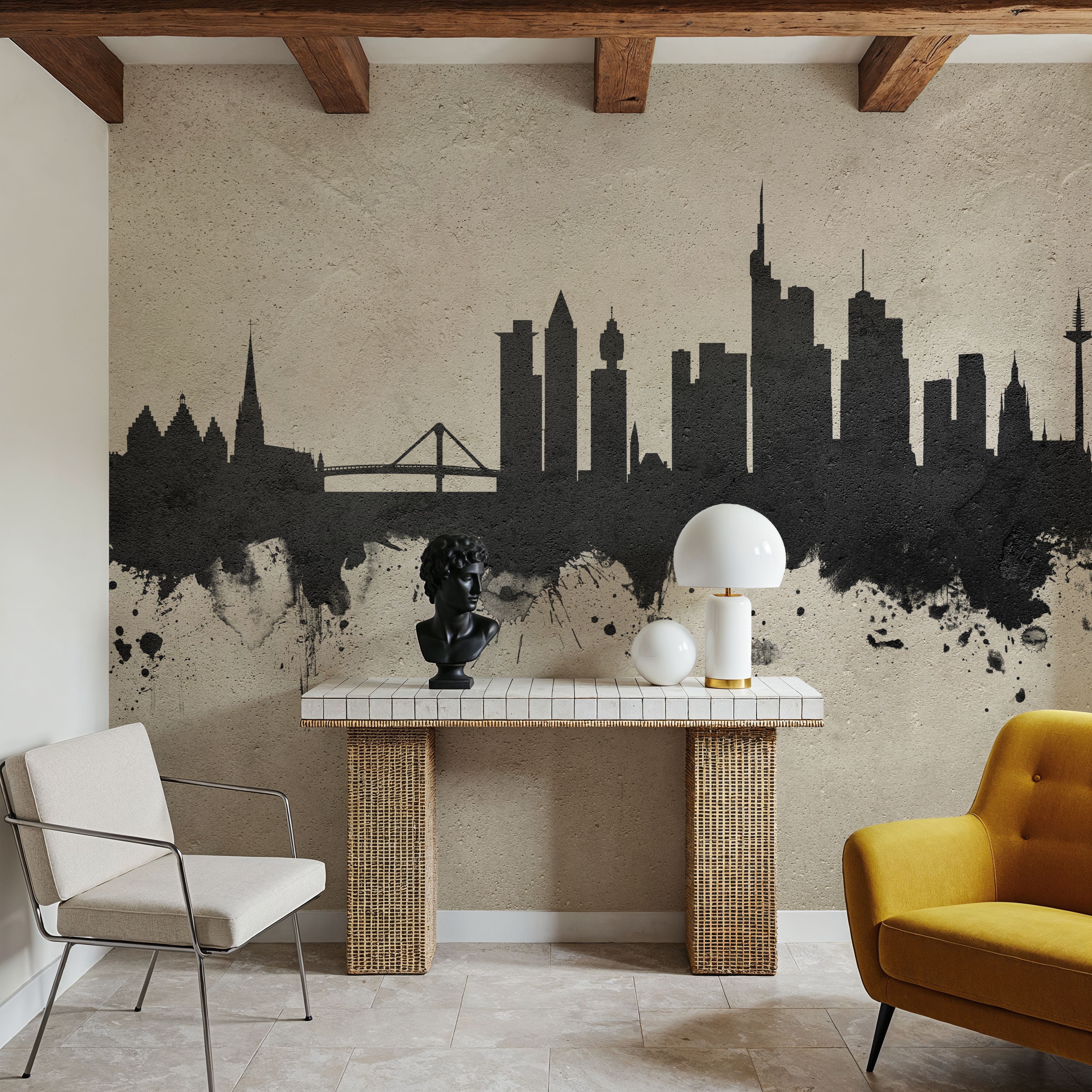 Frankfurt Skyline Concrete
