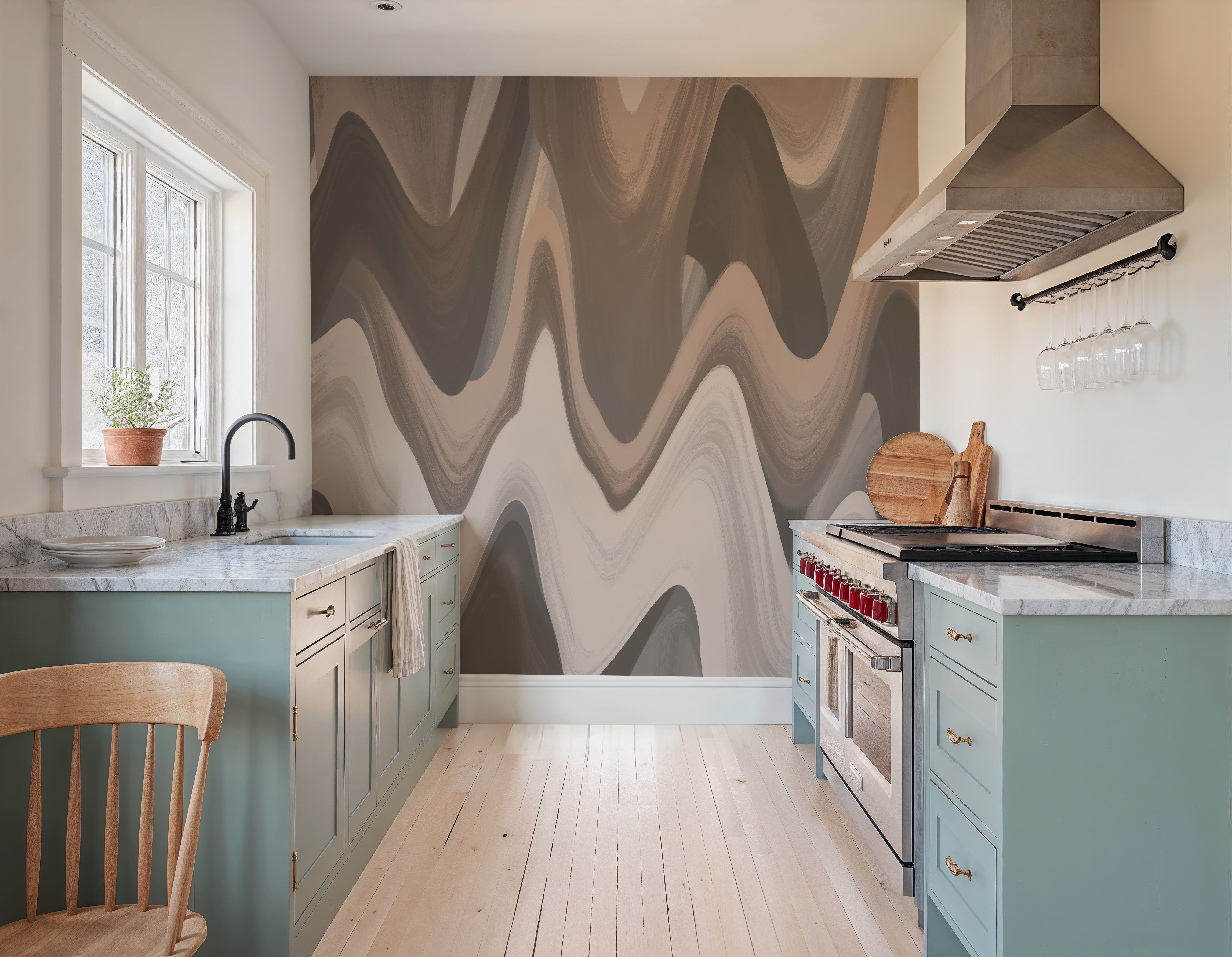 Abstract Paints, Mocha