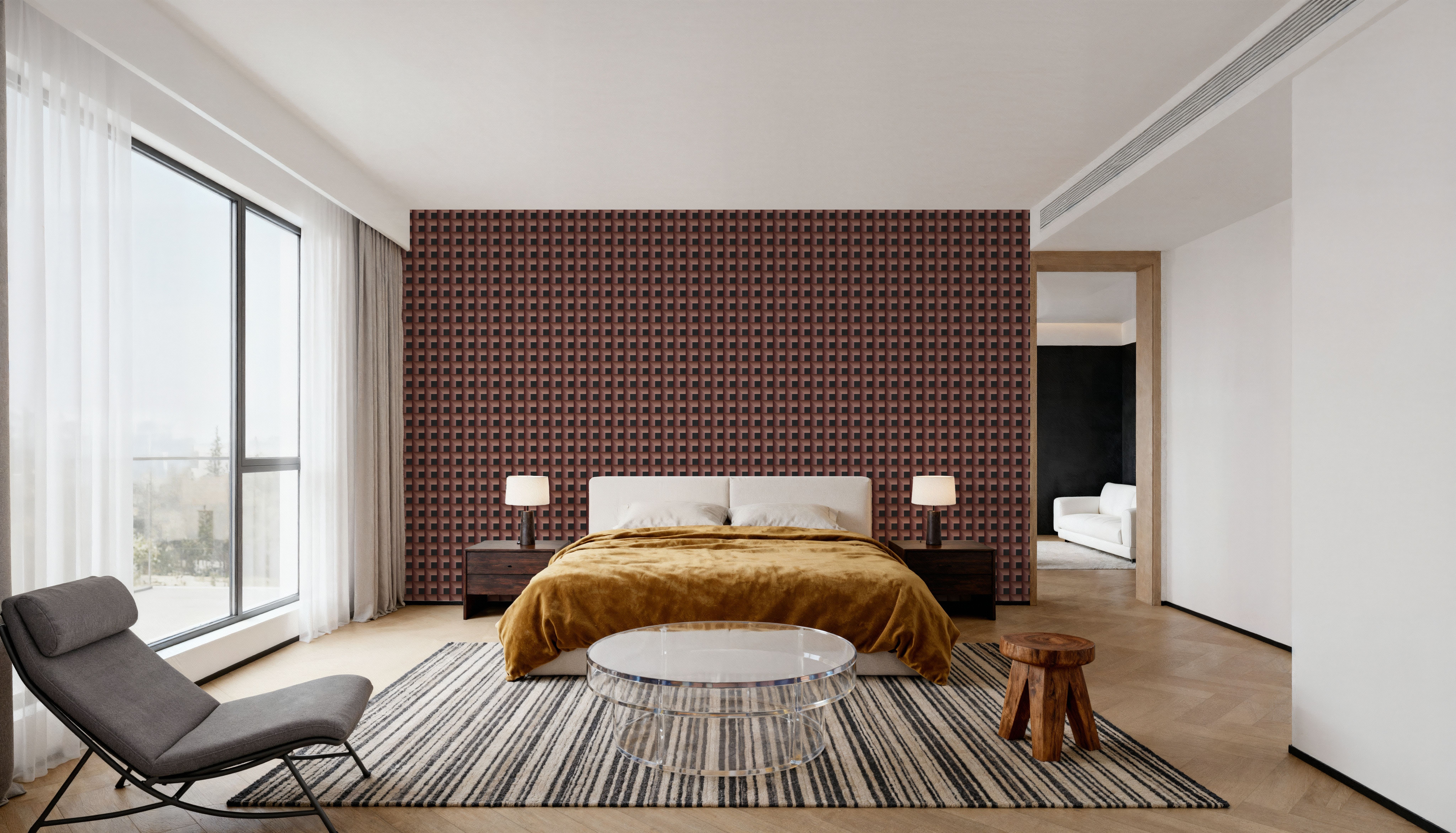 Decorative Cubes, Terracotta