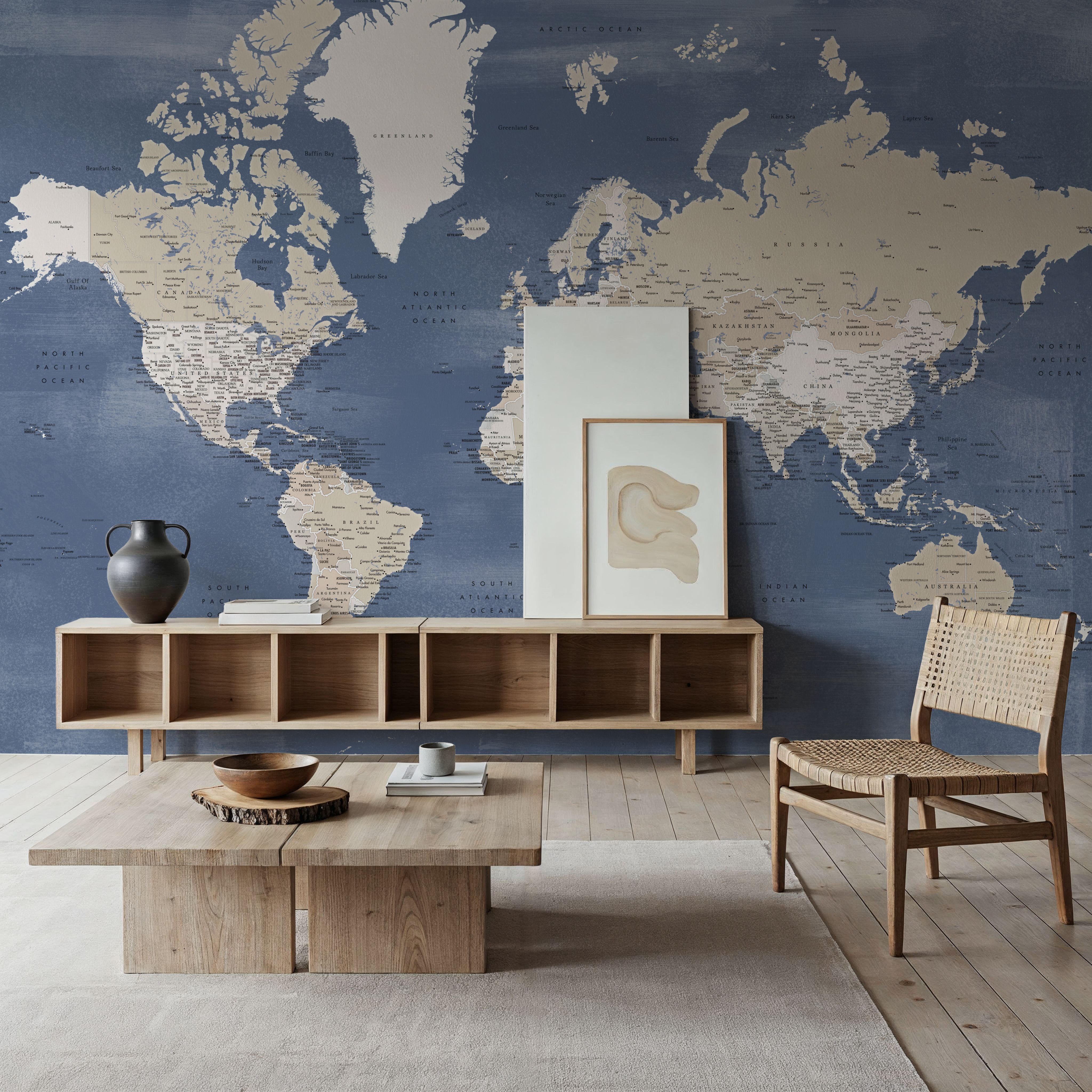 World Map Cities - Oisin