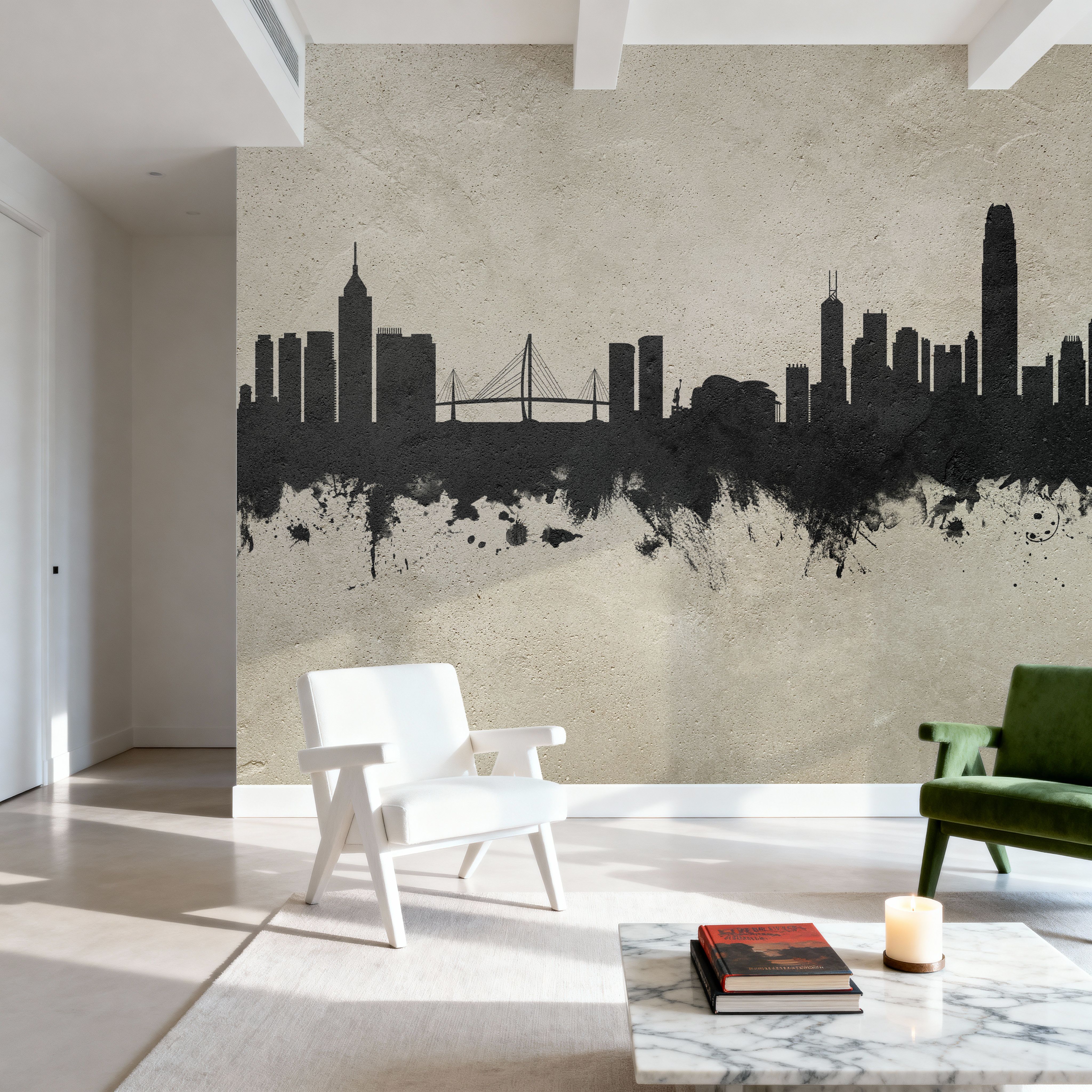 Hong Kong Skyline Concrete