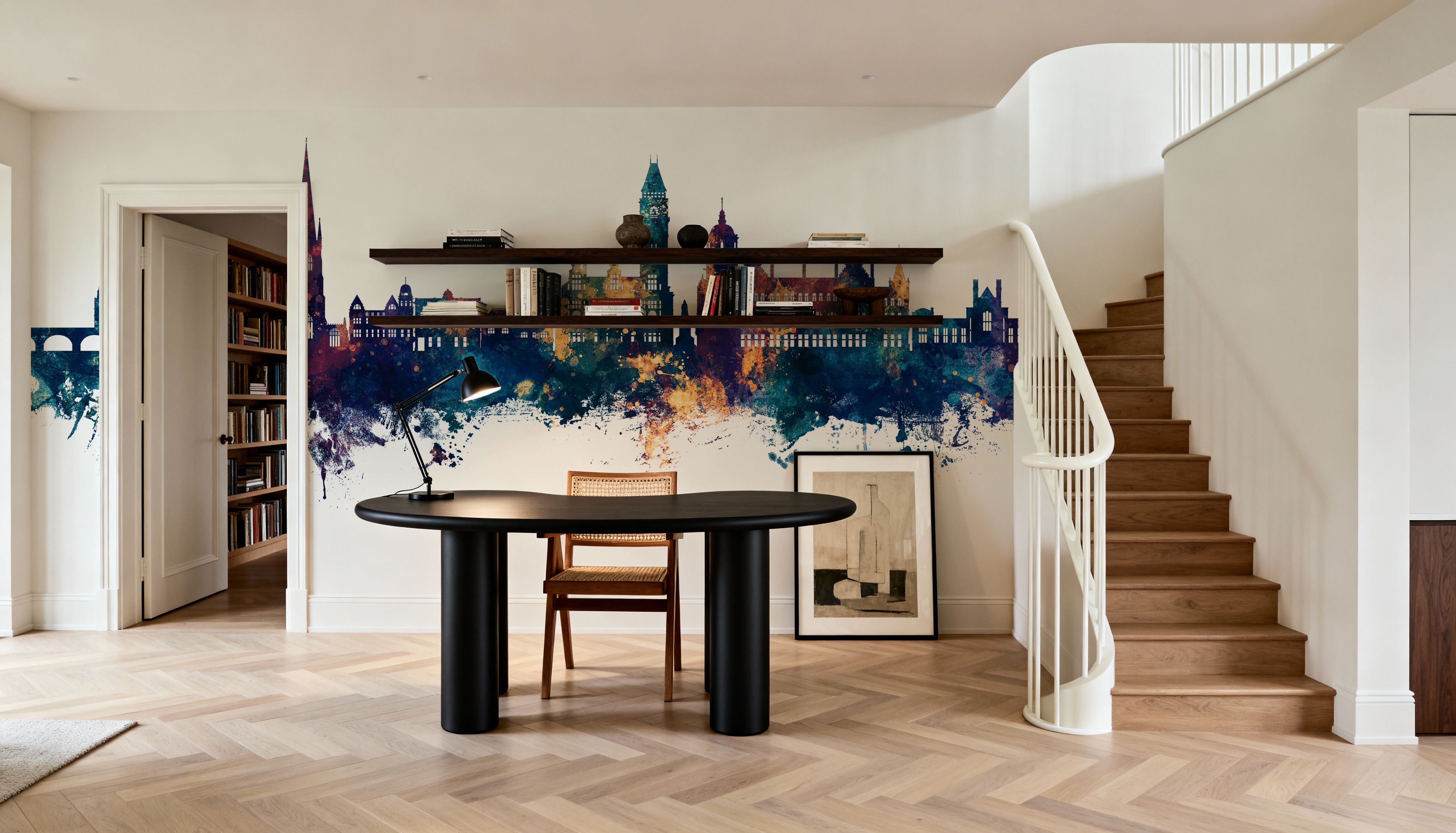 Wakefield England Skyline Blue & Bronze