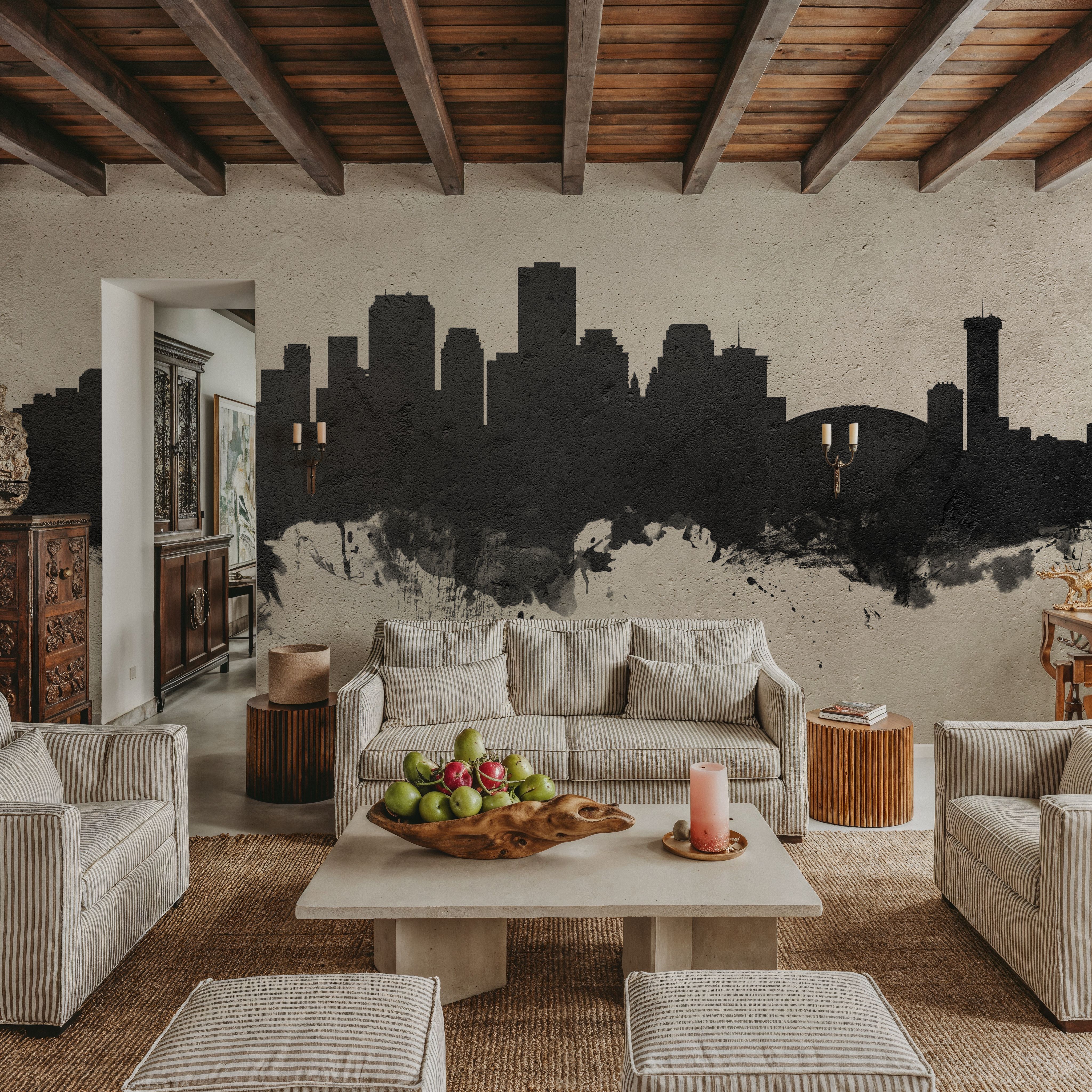 New Orleans Louisiana Skyline Concrete