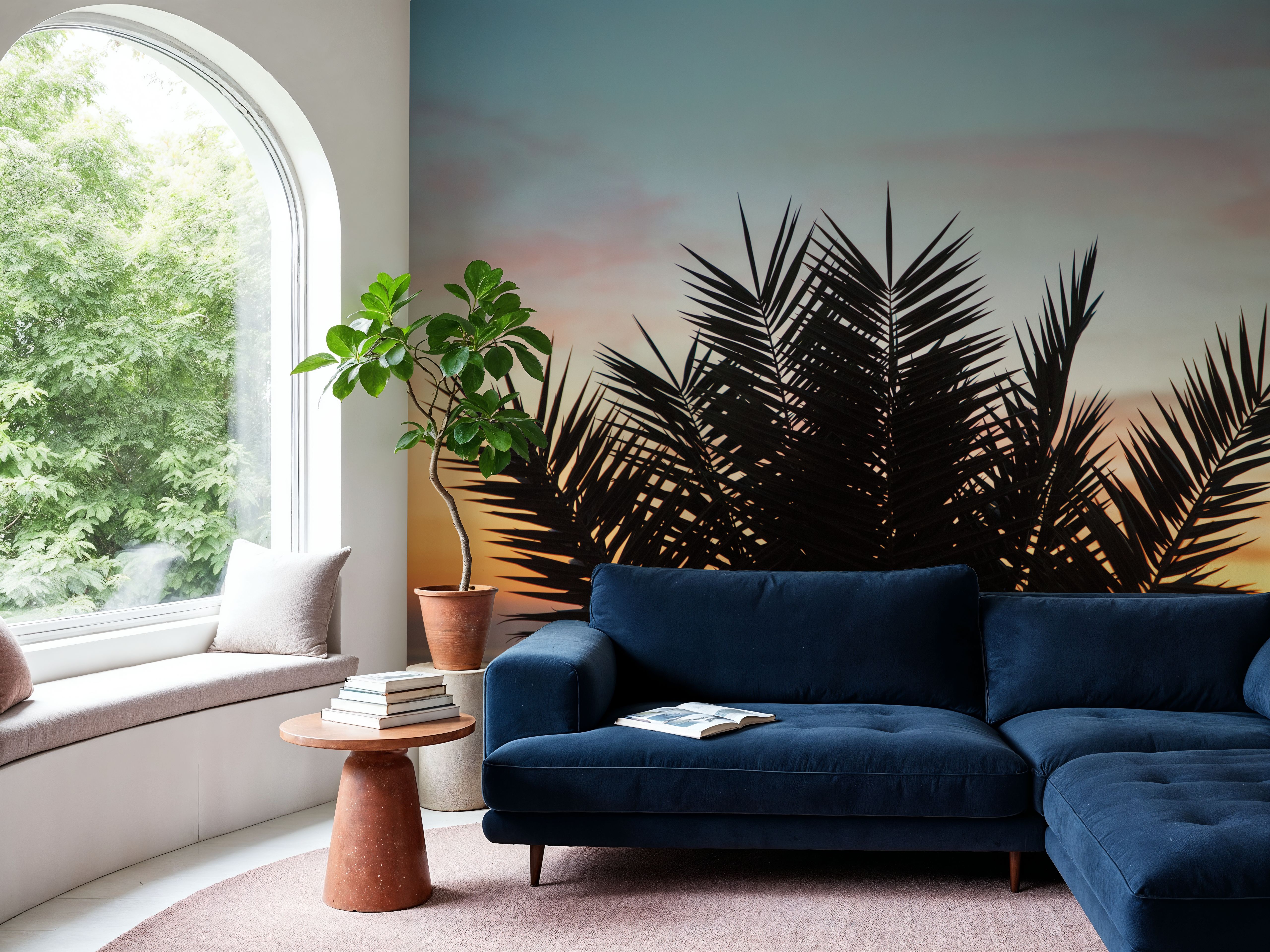 Sunset Palms II