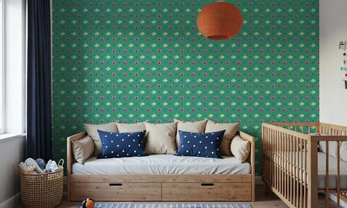 Boho Symbols Green