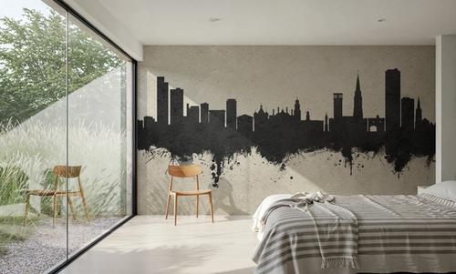 Leicester England Skyline Concrete
