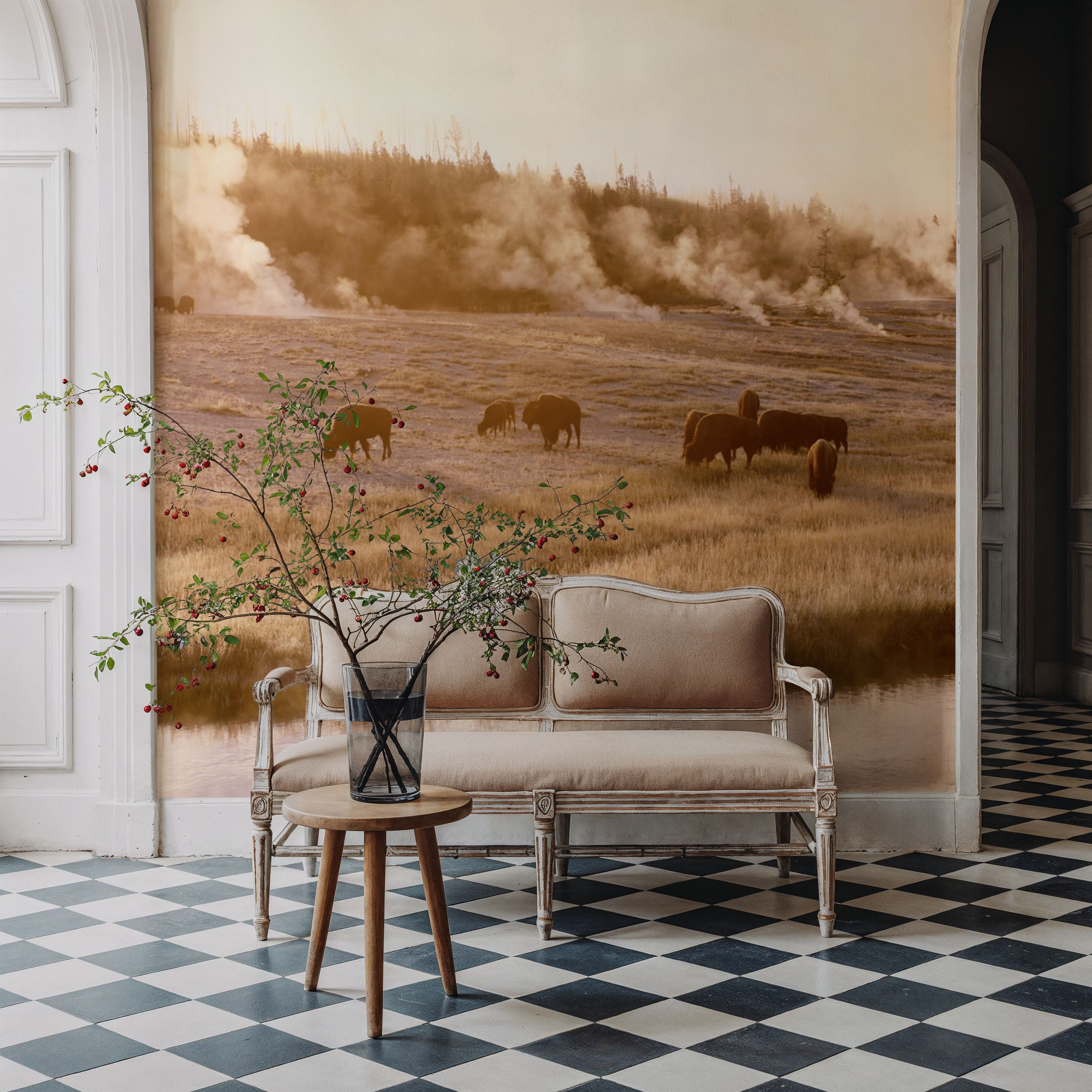 Bison Firehole River