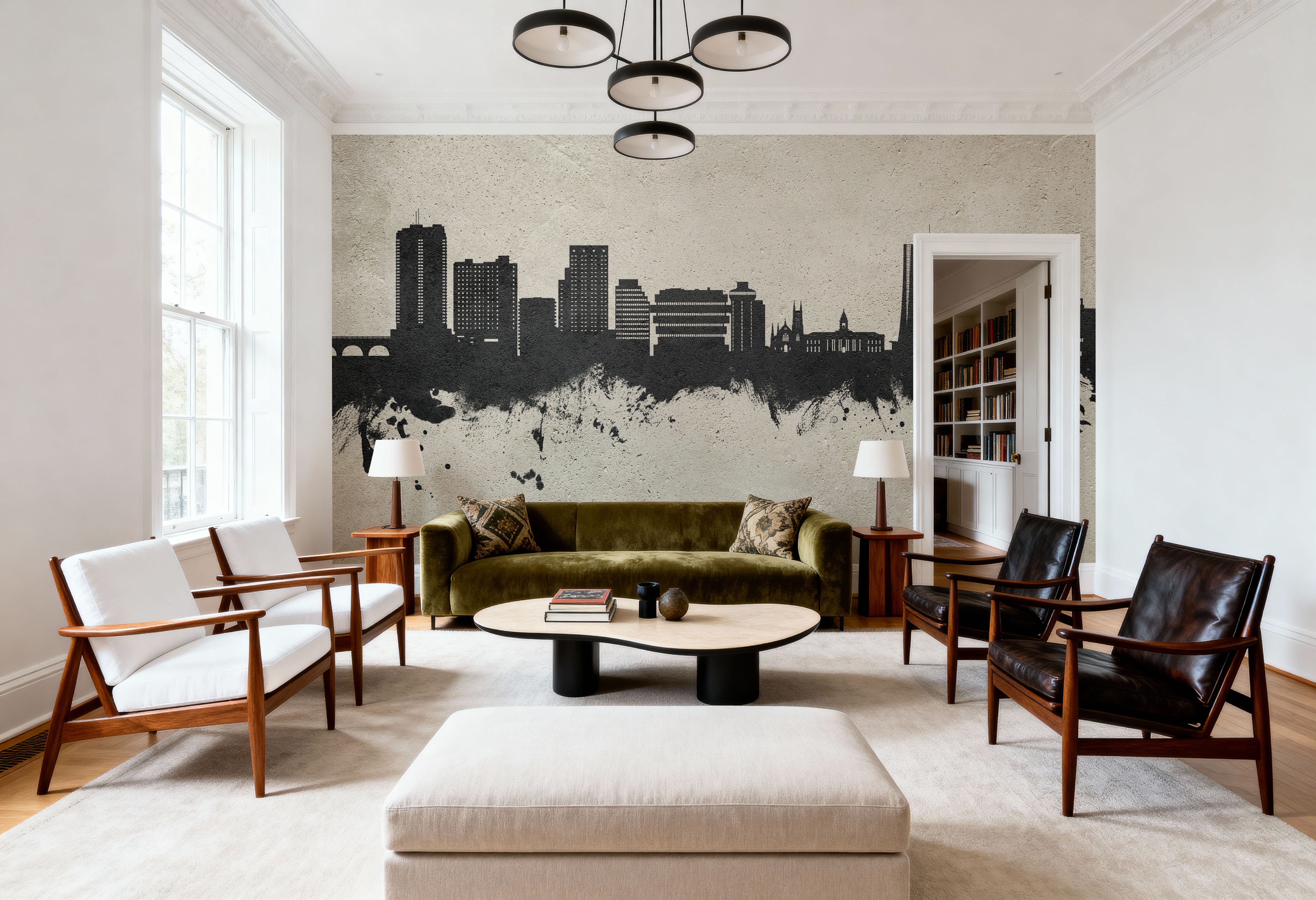 Stamford Connecticut Skyline Concrete