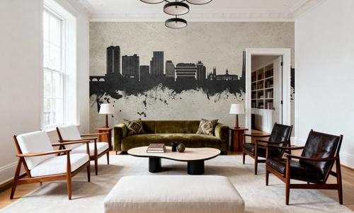 Stamford Connecticut Skyline Concrete