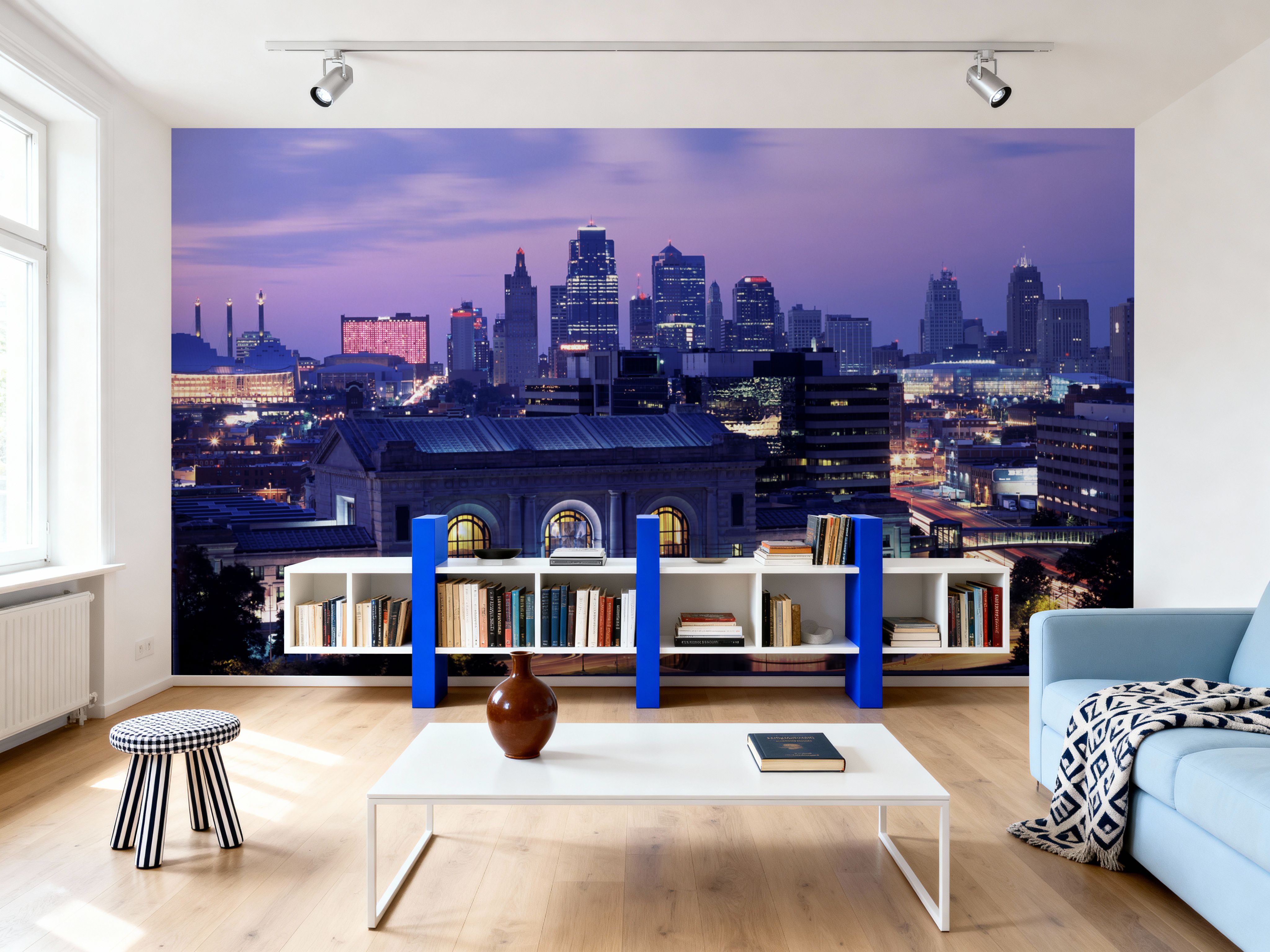 Purple Gradient Twilight Metropolis