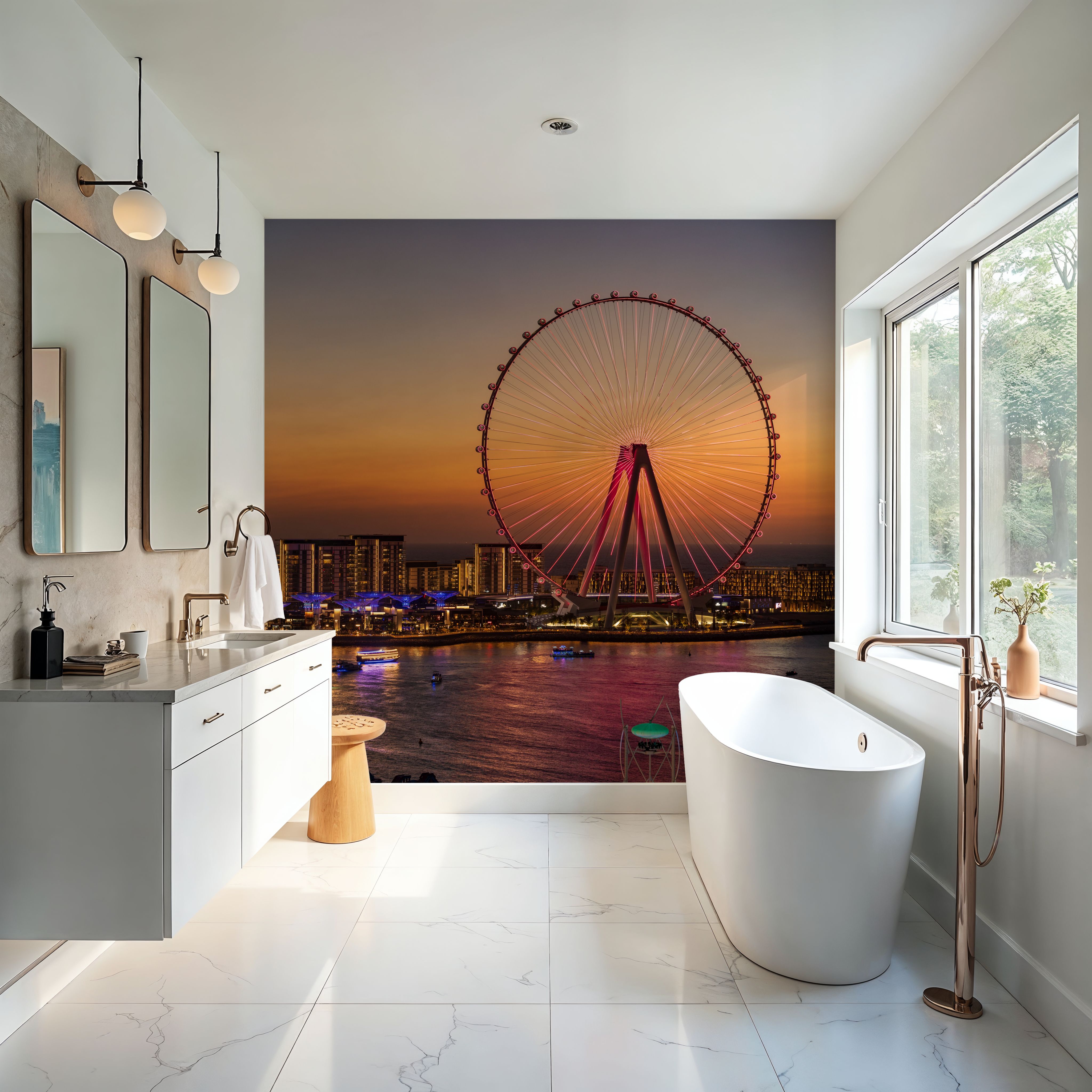 Sunset Ferris Wheel