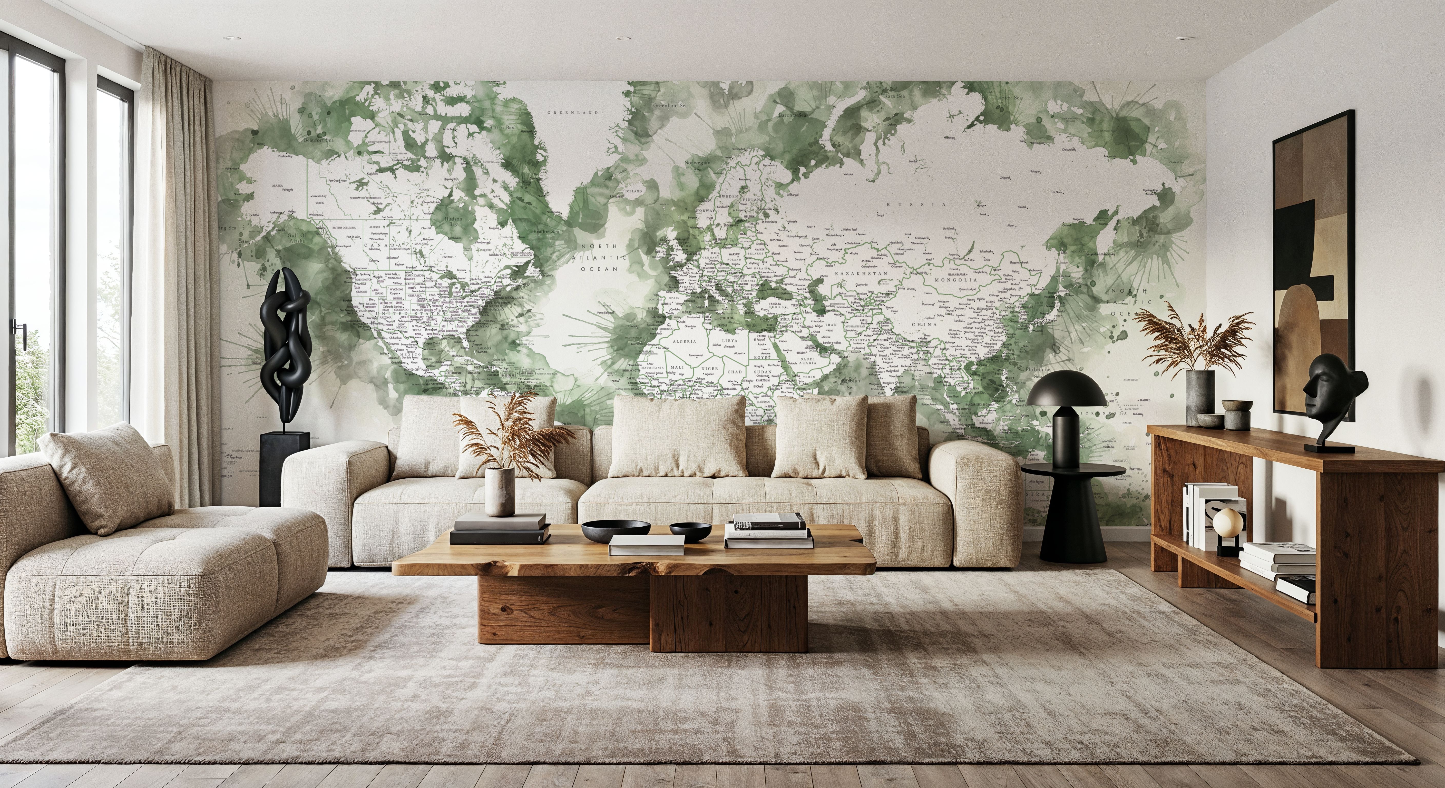 World Map Cities - Shawna