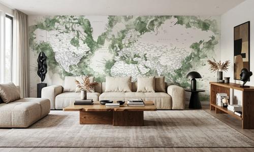 World Map Cities - Shawna