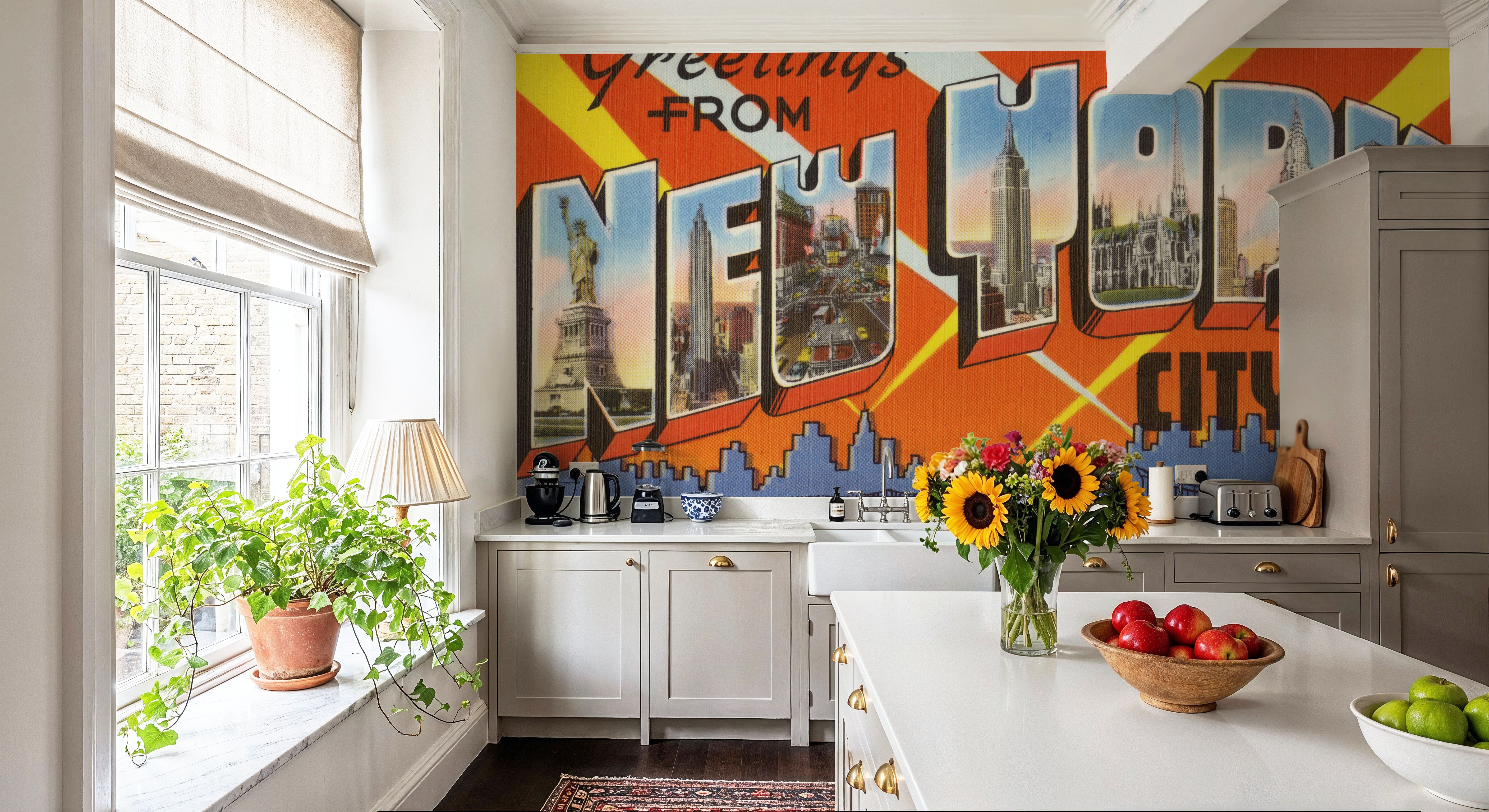 Greetings from NYC - Screenprint Postcard