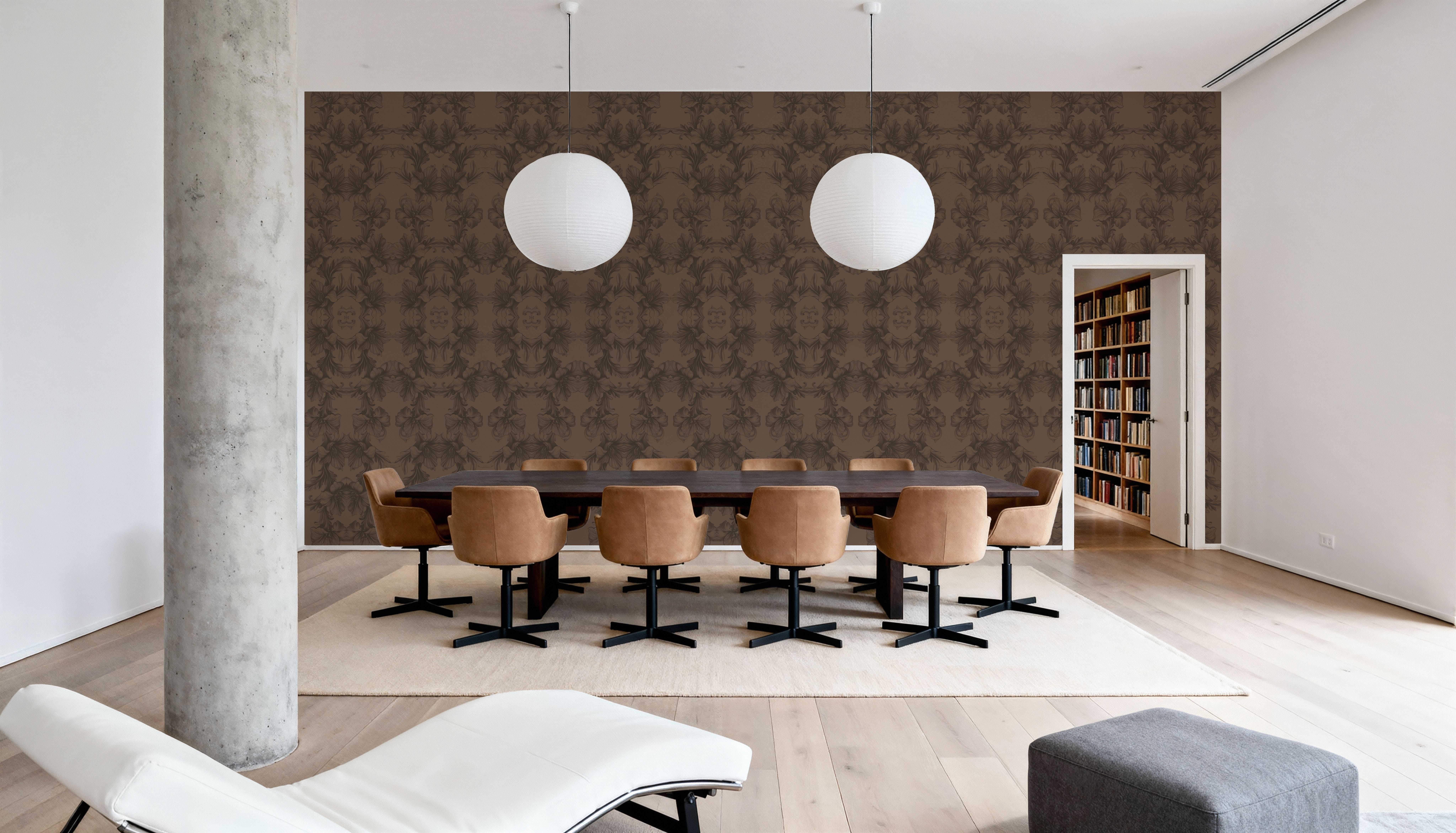 Flower Bridges Small Brown