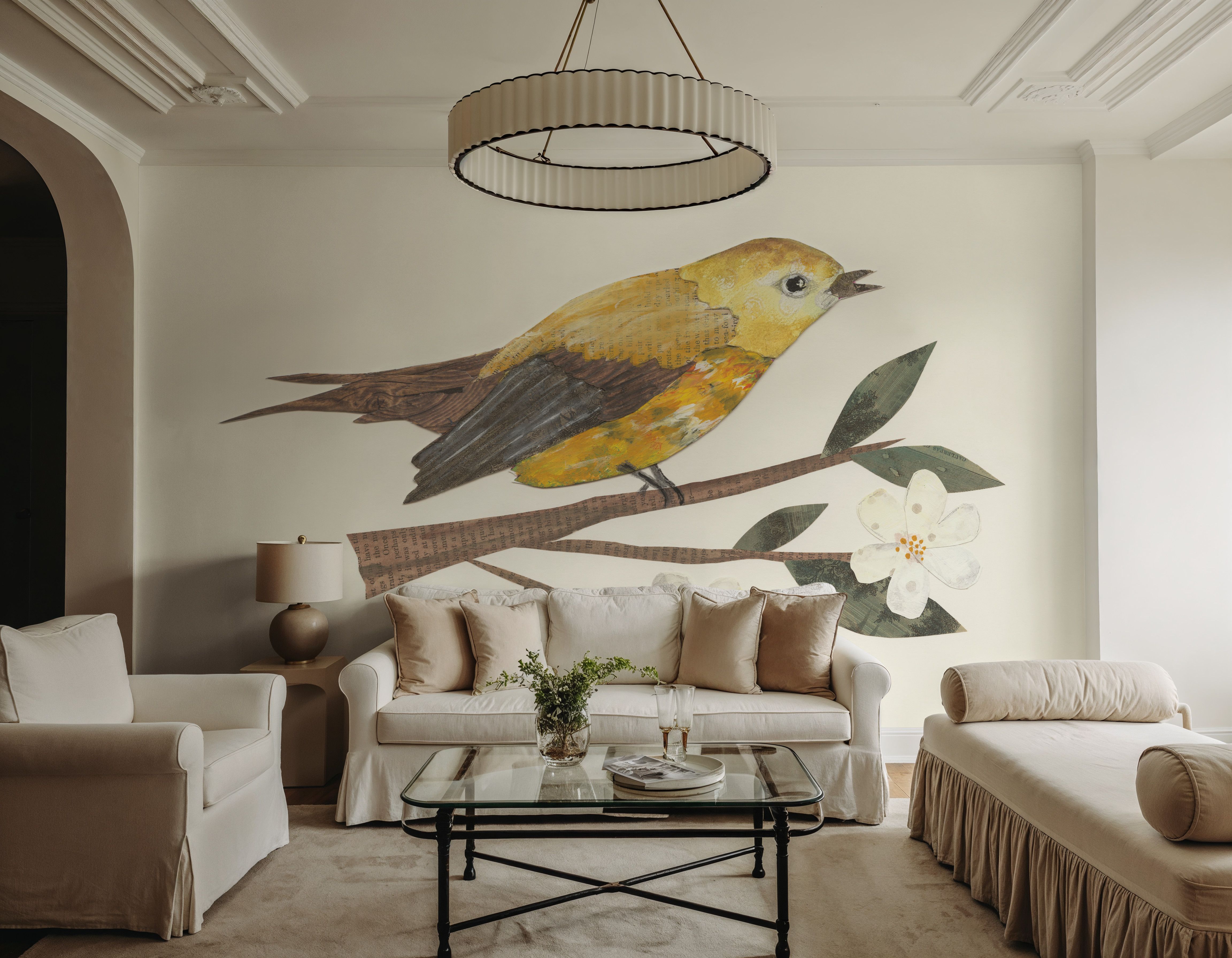 Yellow Paper Bird