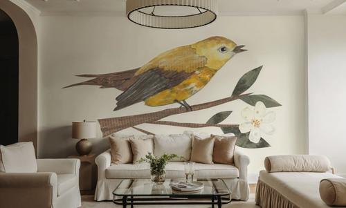 Yellow Paper Bird