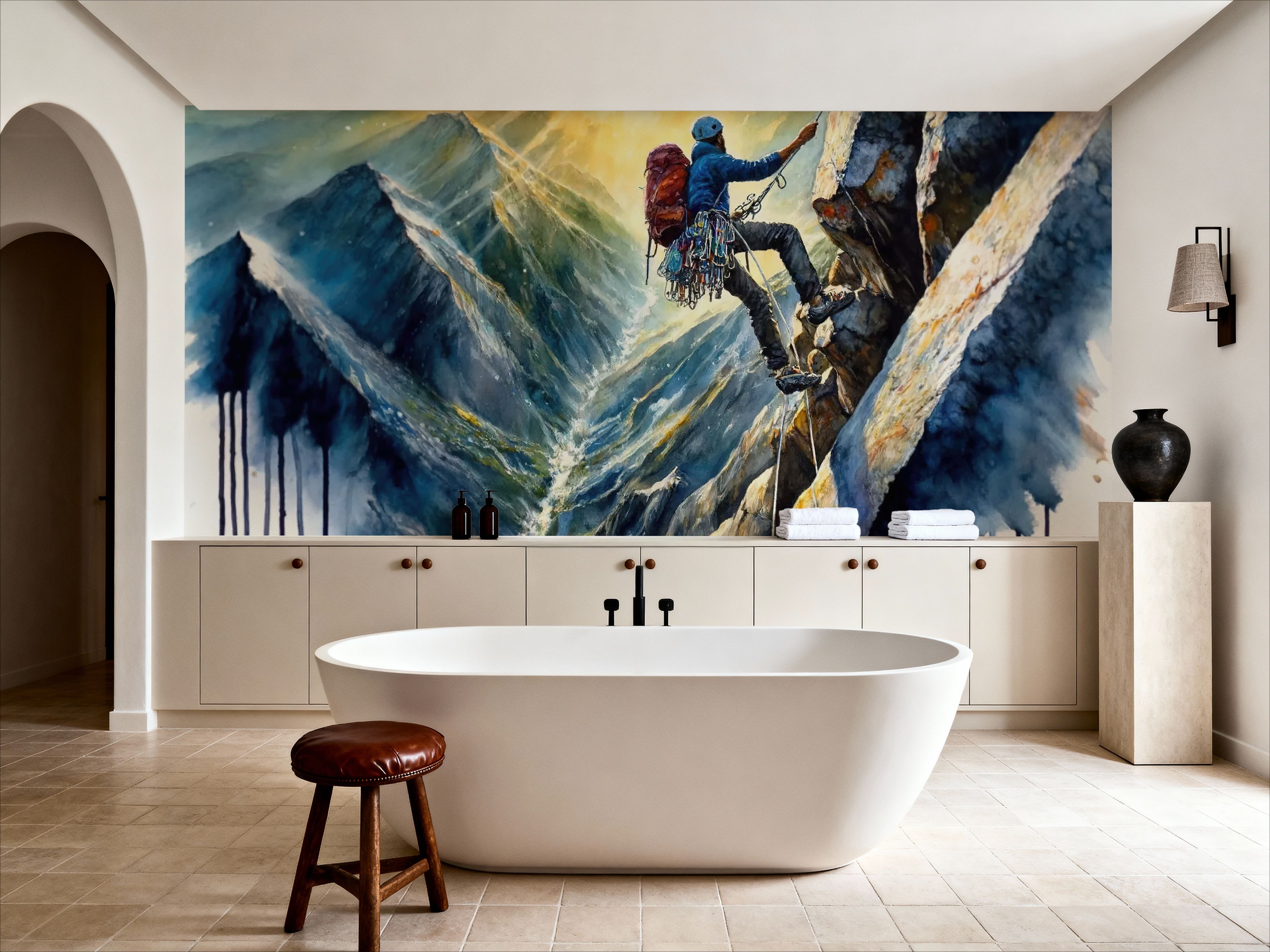 The Climber's Dance with Nature