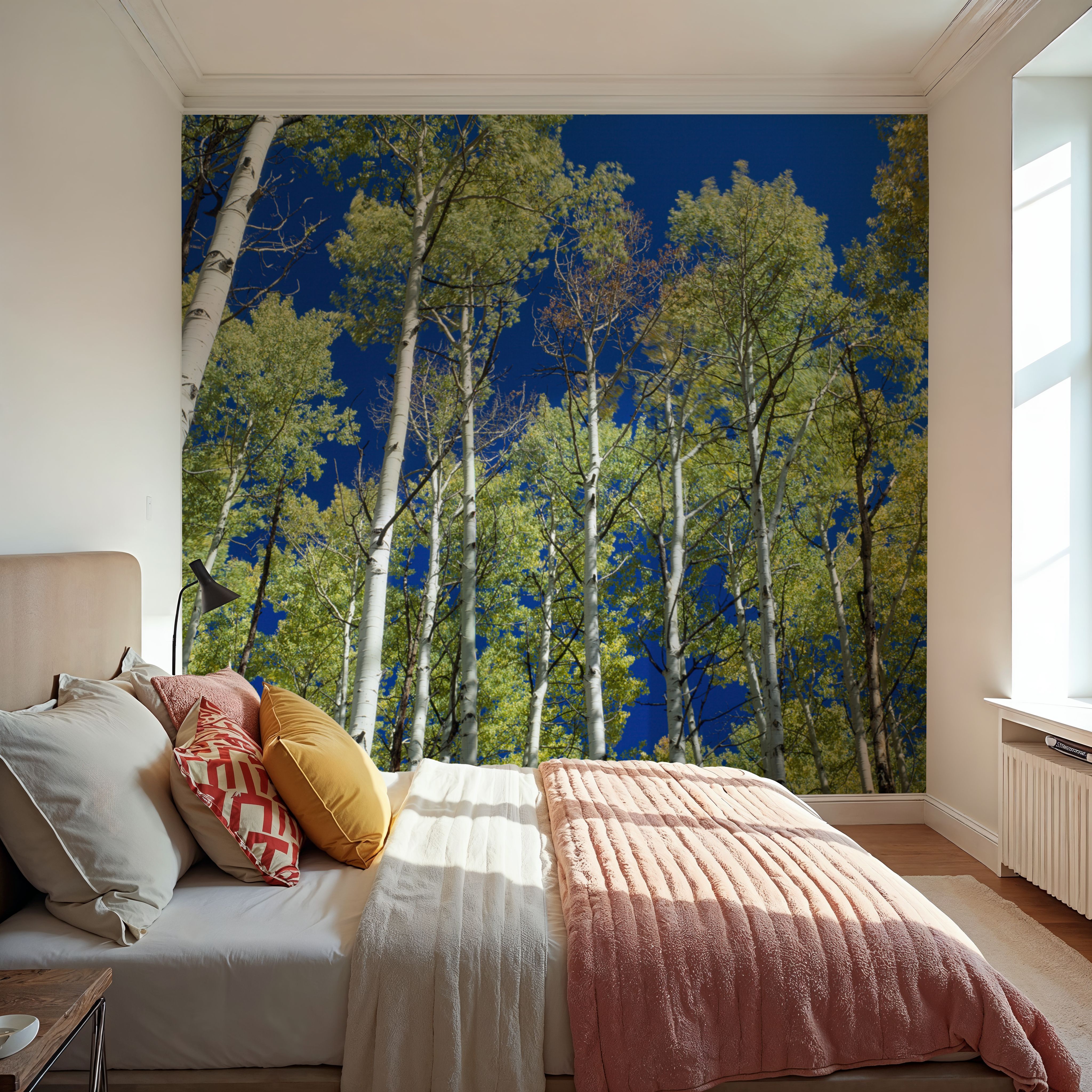 Cobalt Birch Forest