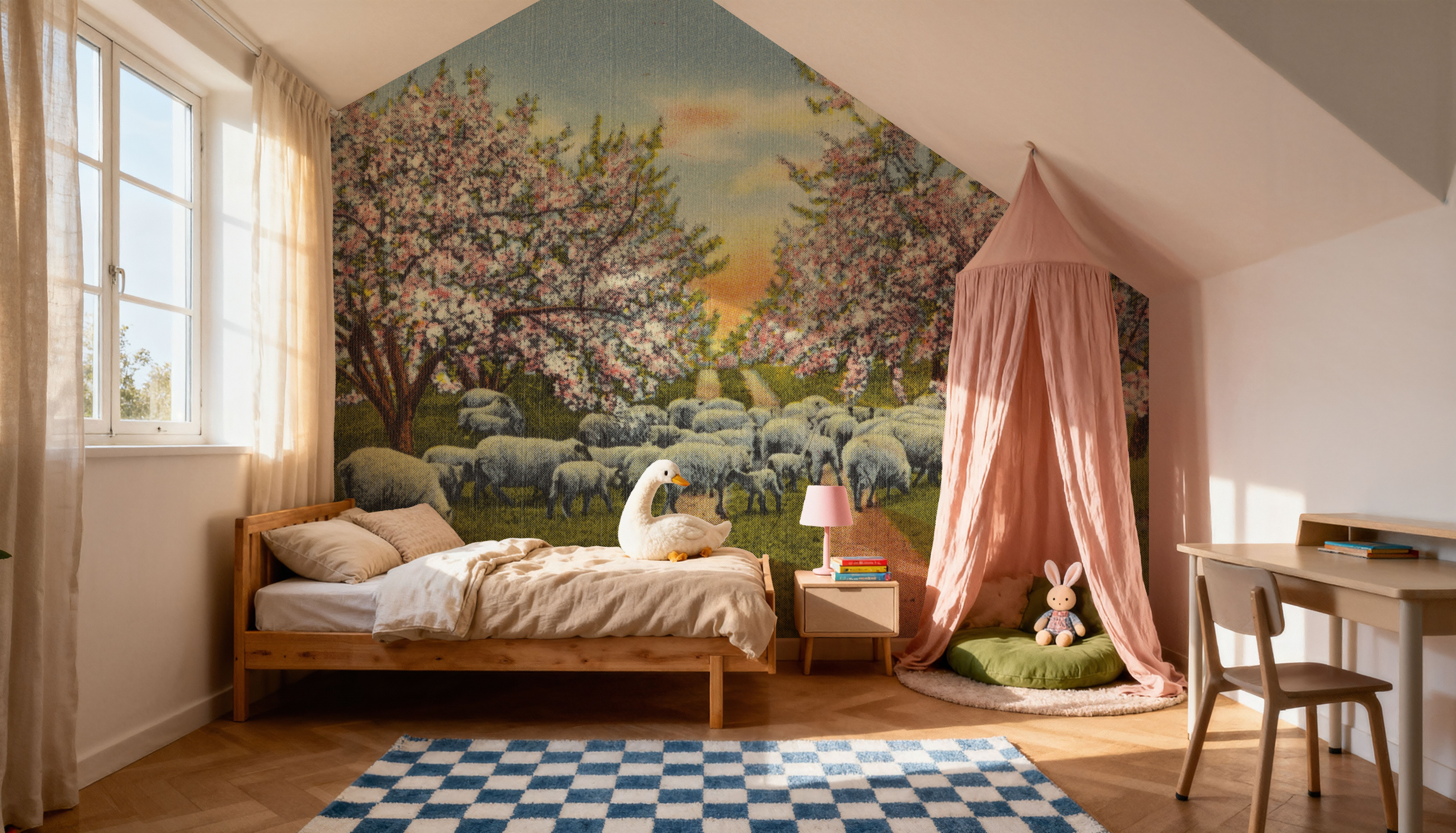 Sheep - Screenprint Postcard