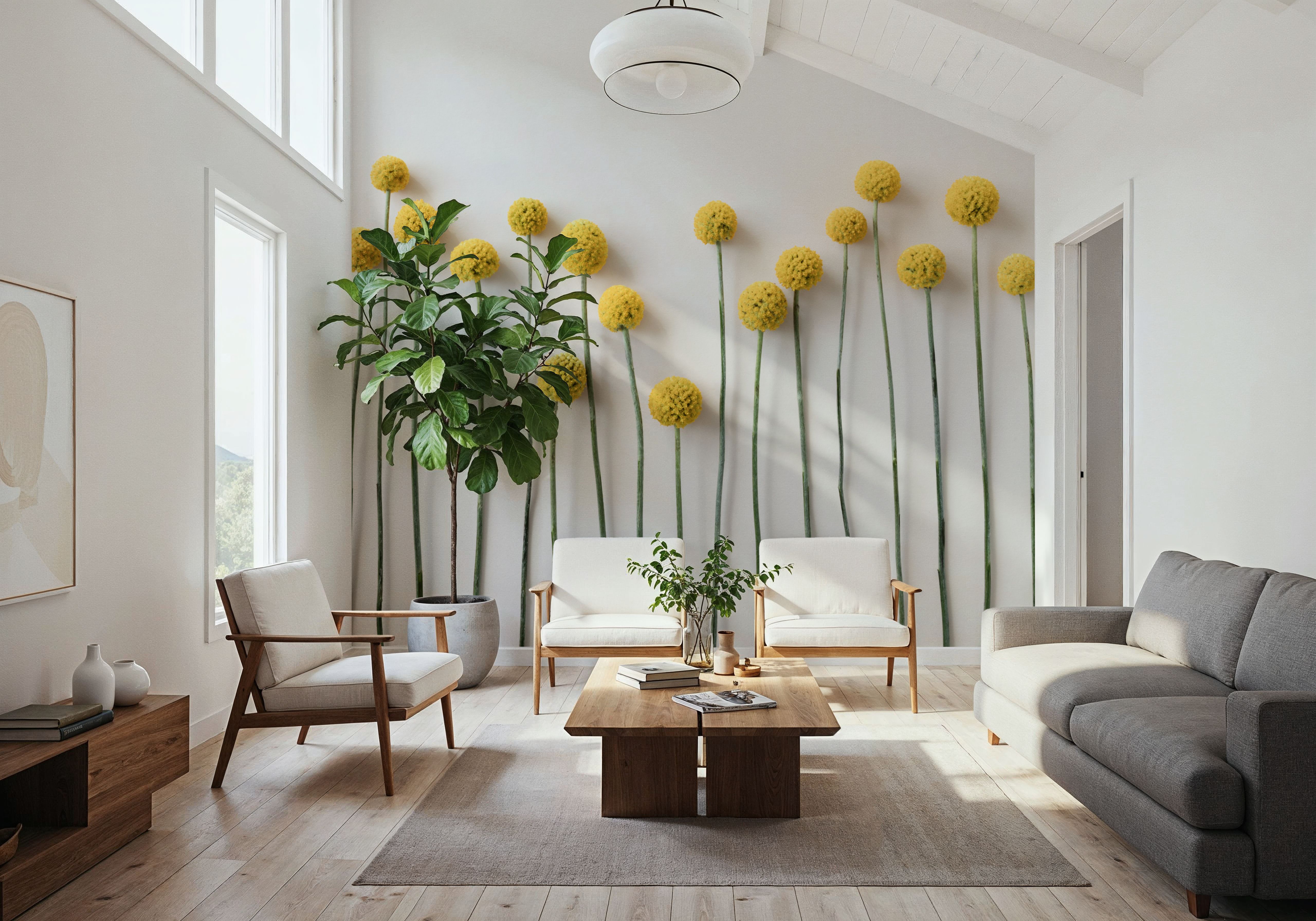 Minimalist Craspedia