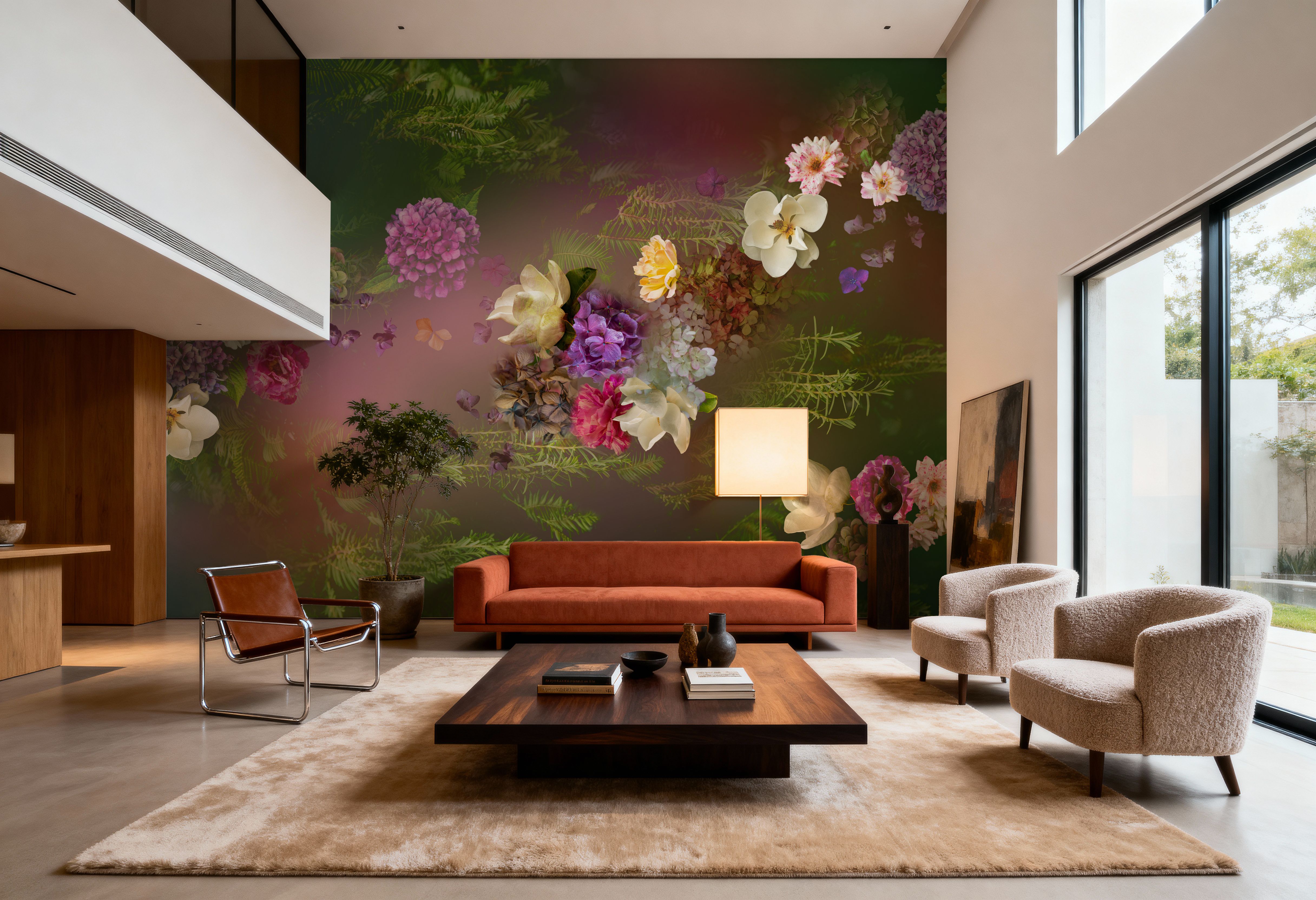 Flowing Garden, Tapet