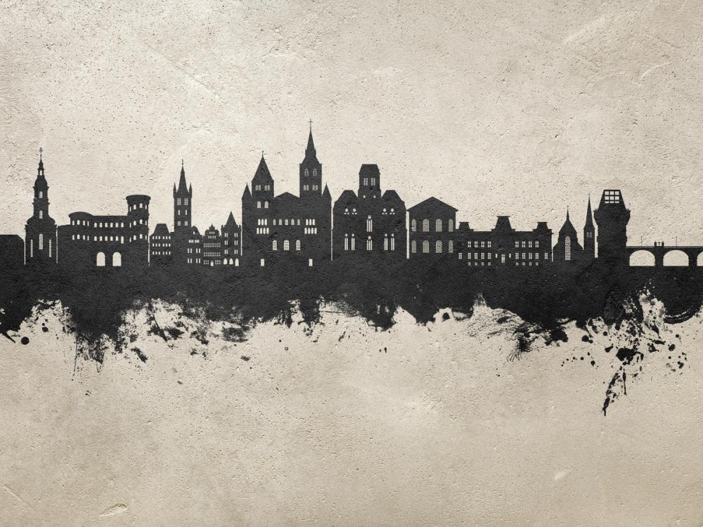 Trier Germany Skyline Concrete