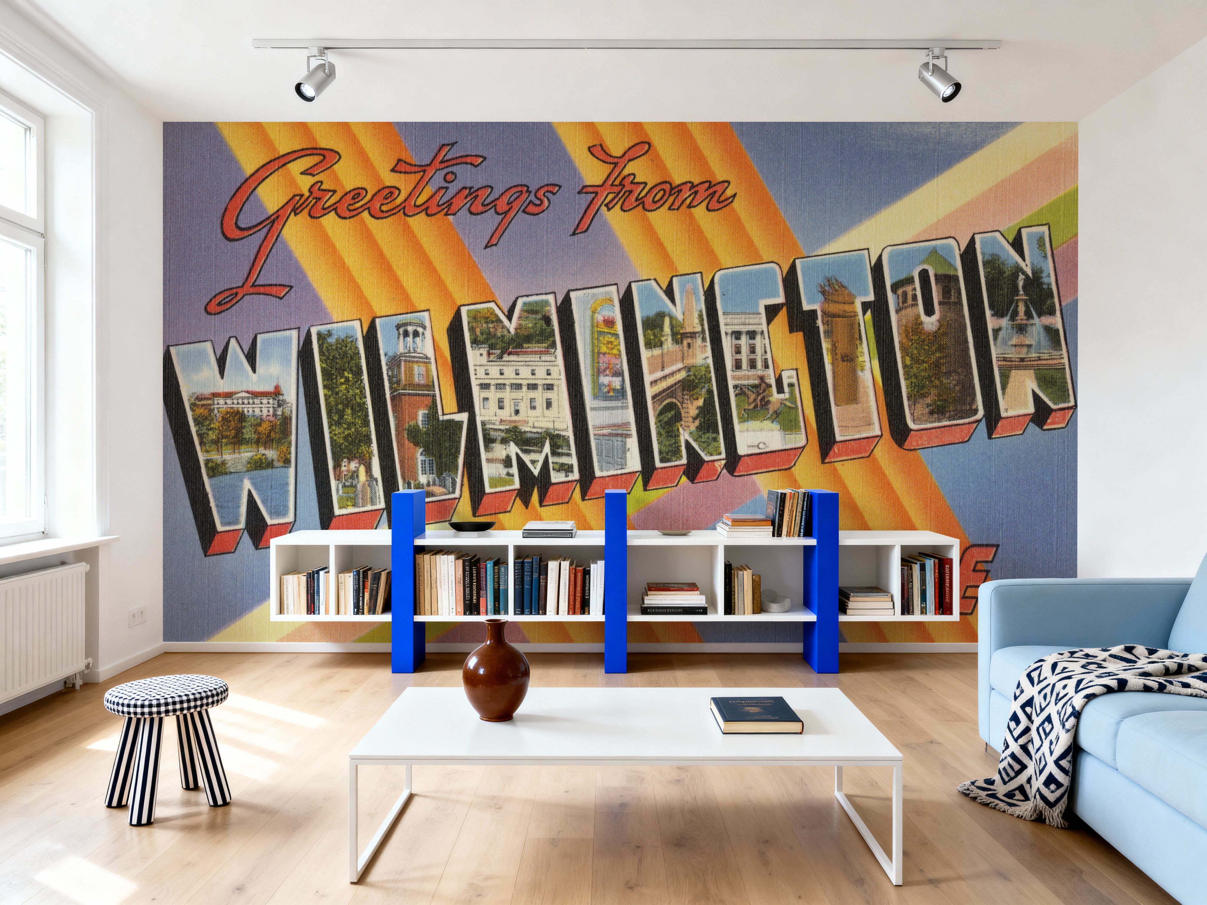 Greetings from Wilmington - Screenprint Postcard