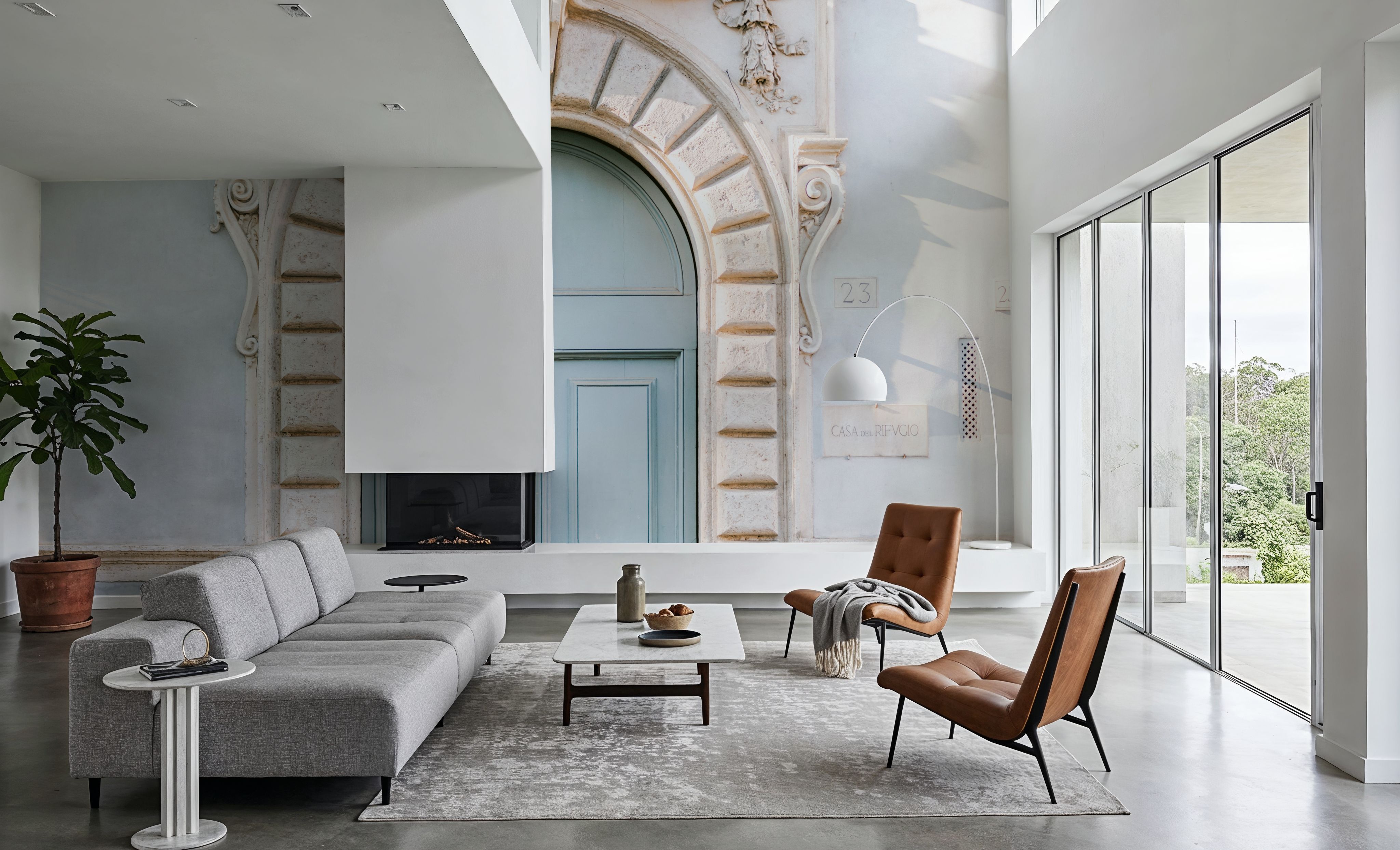 Blue tones of Rome, Wallpaper