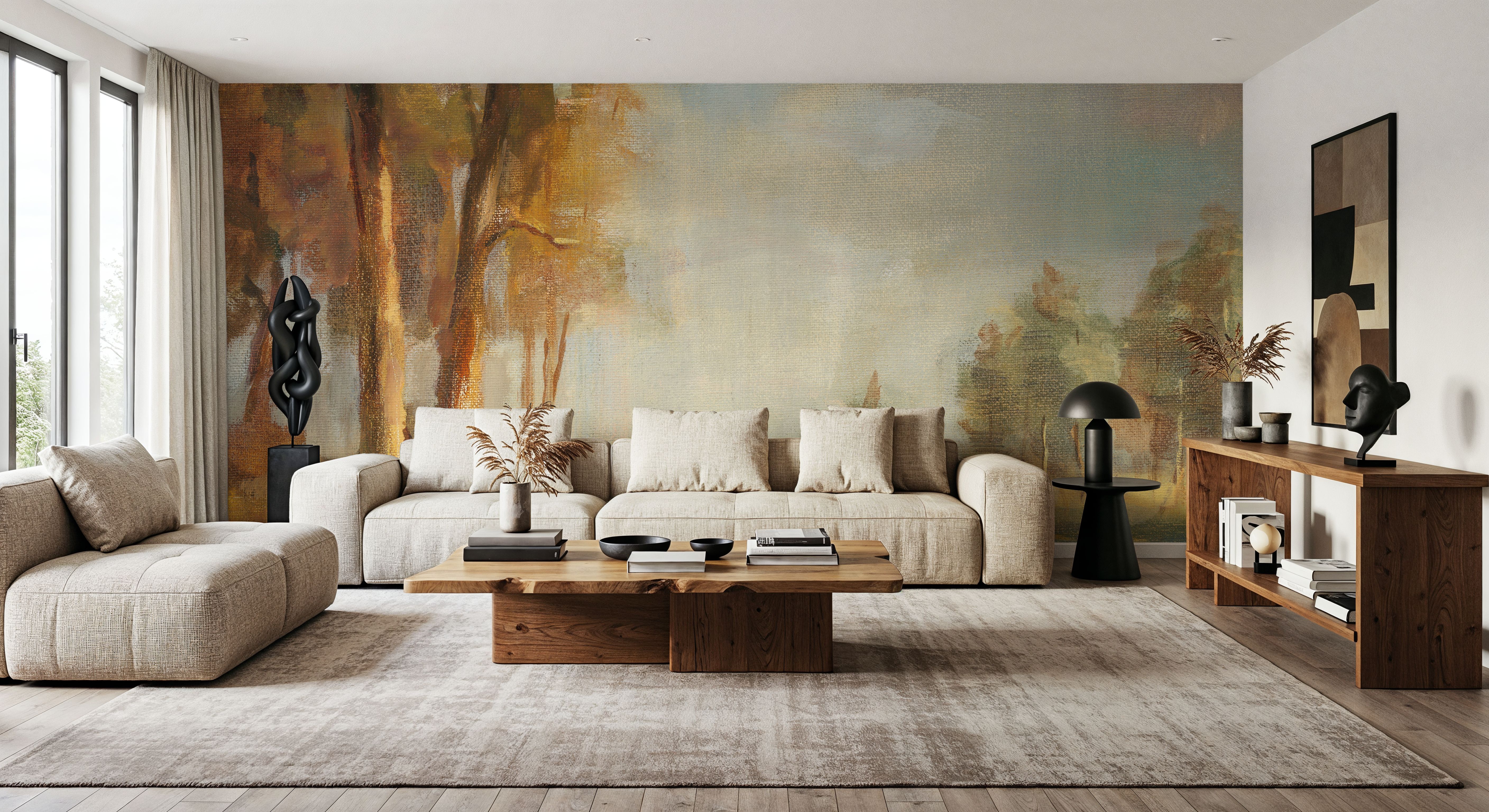 Landscape Trio I, Wallpaper