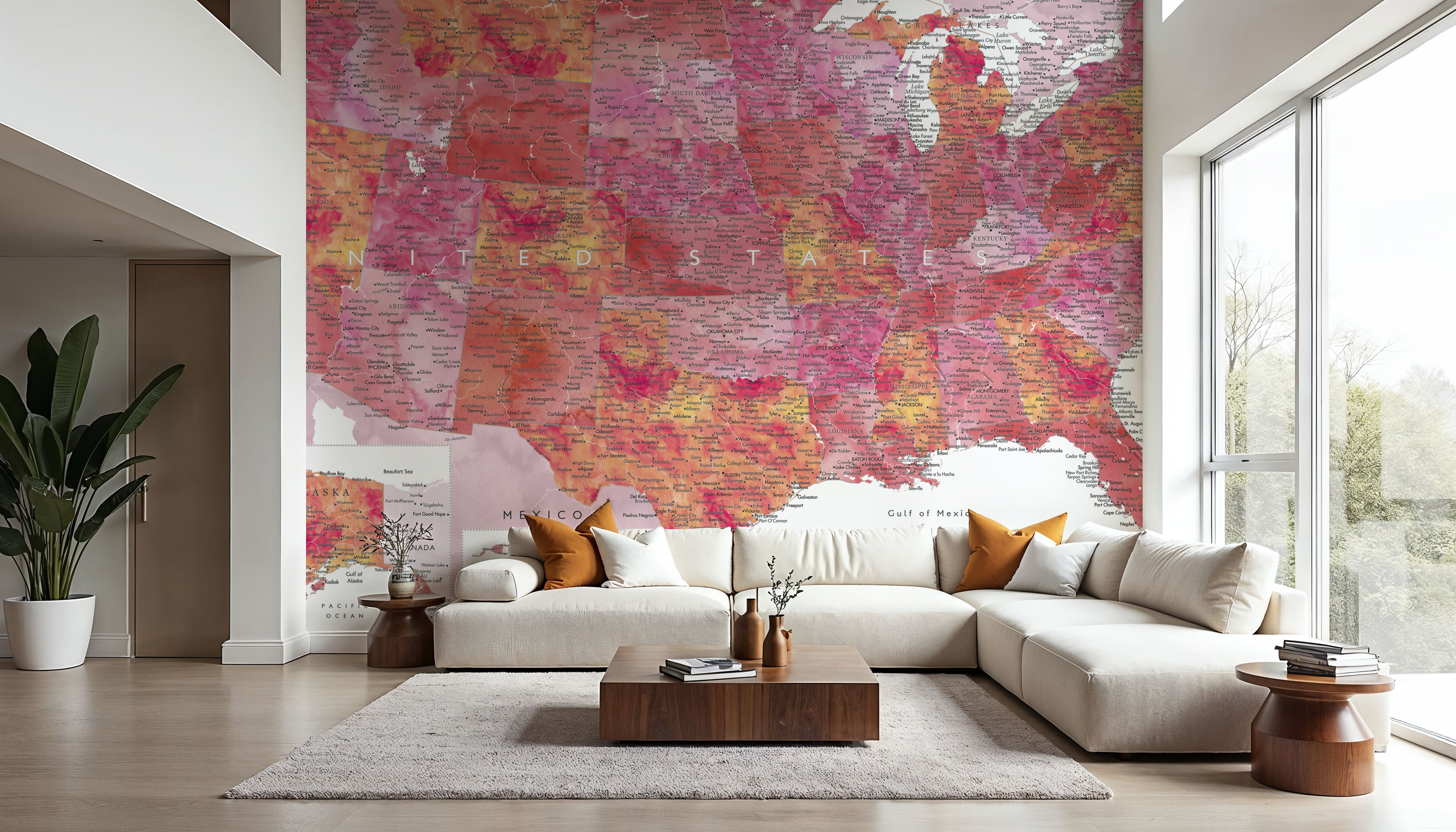 US Map Detailed - Tatiana