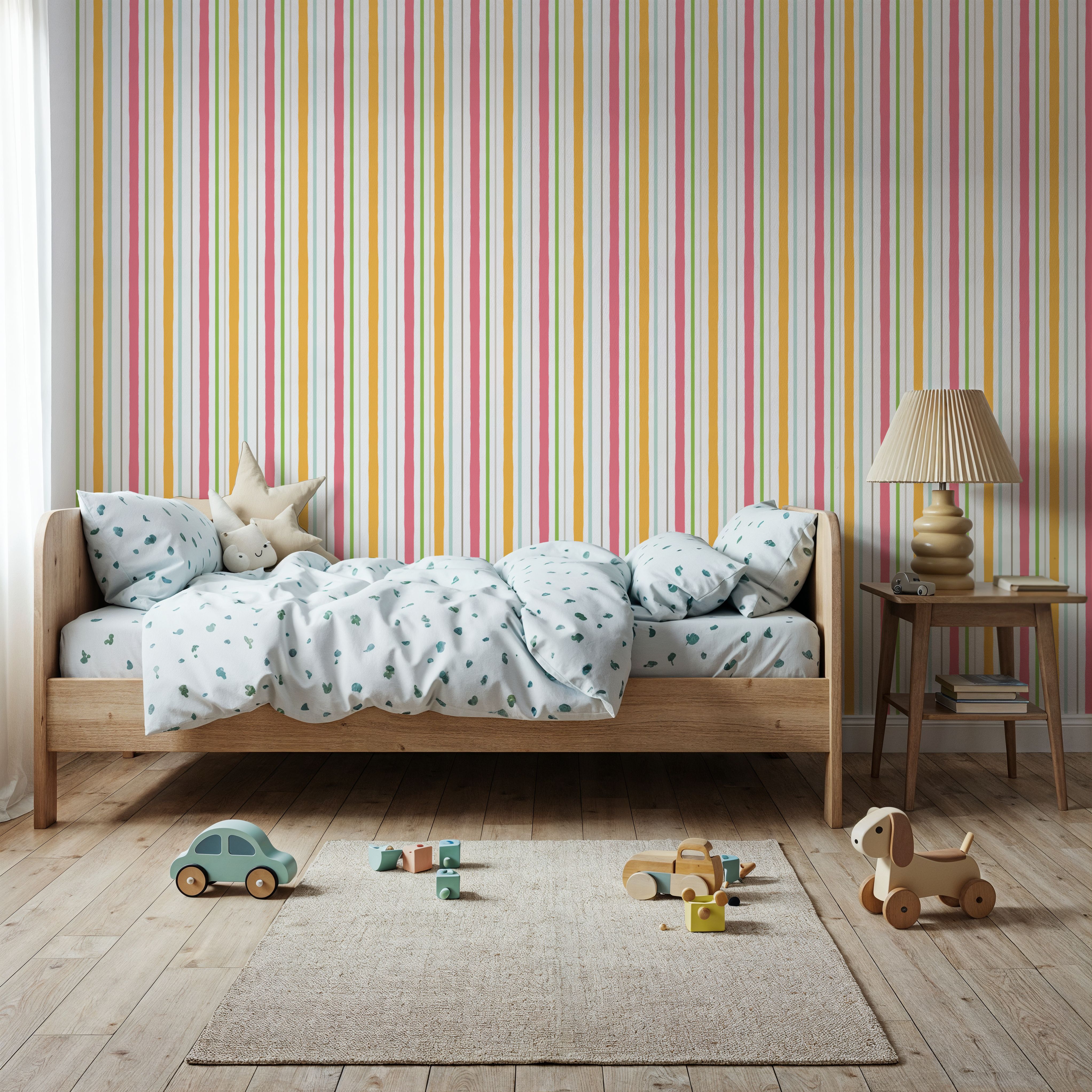 Kala Lines Red, Wallpaper