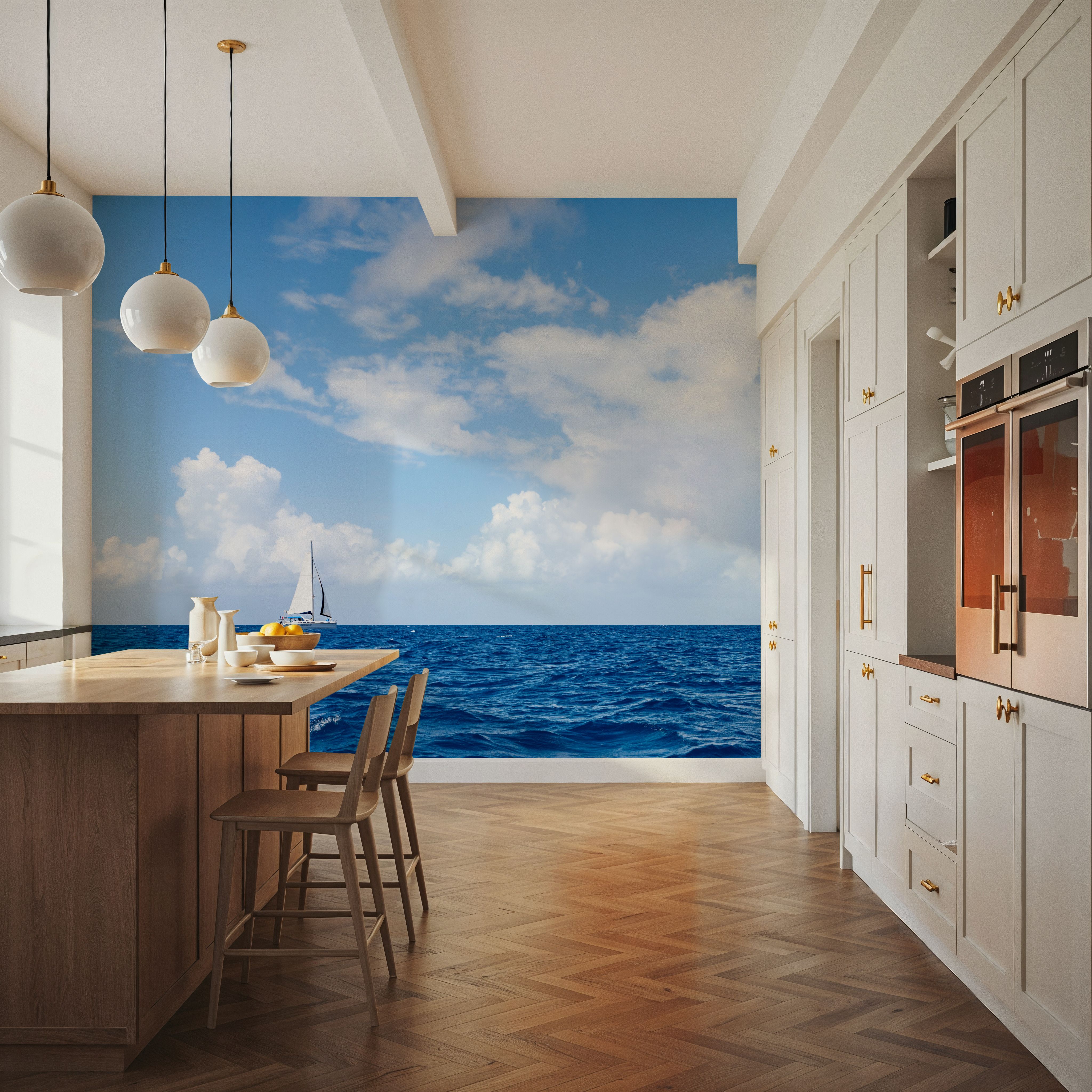 Fotomural - Where the Wind Blows - Horizonte Paisajes - Oficinas - Wallism España - Pegar en la pared o Autoadhesivo