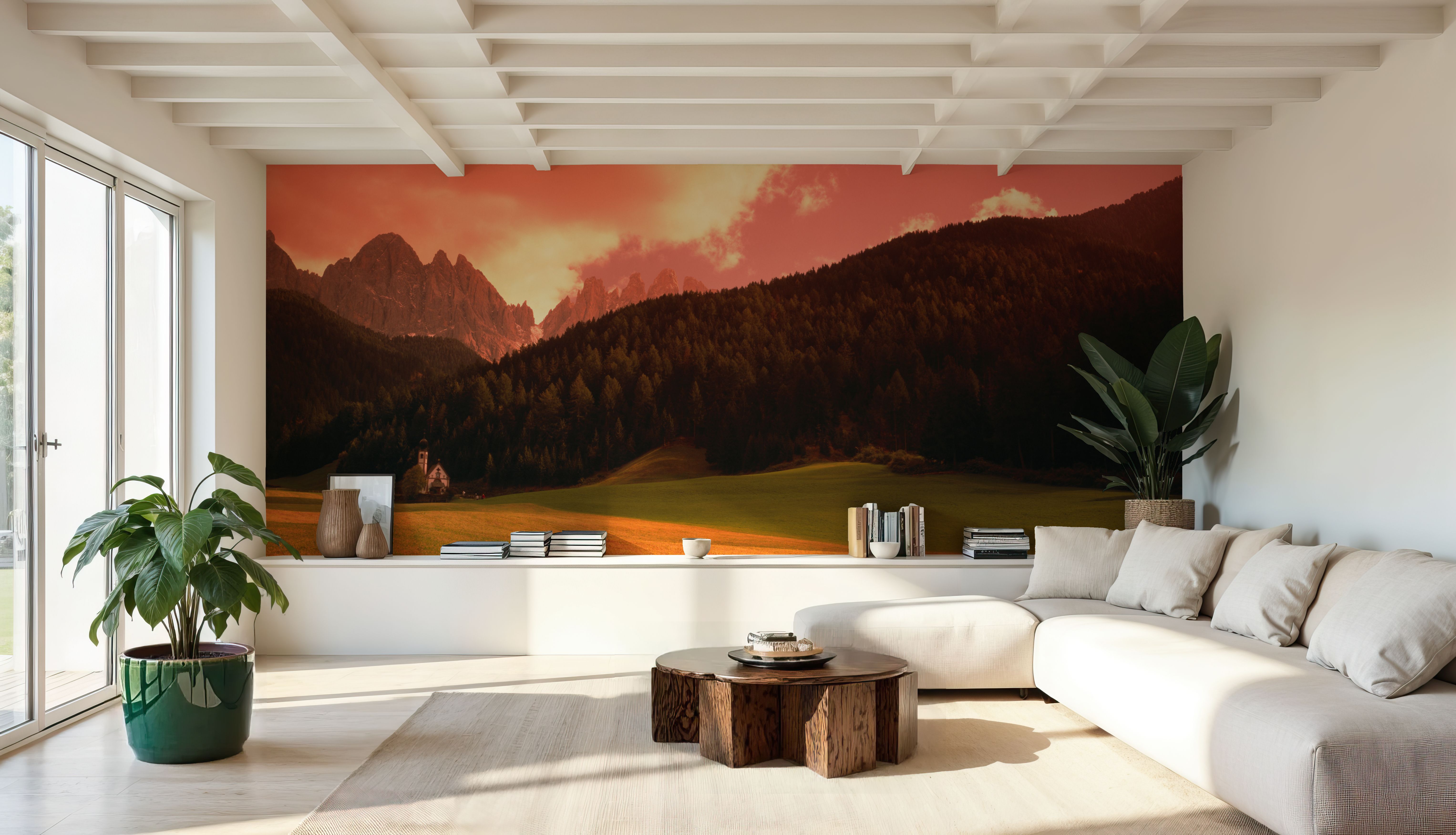 Mountain Church Sunset