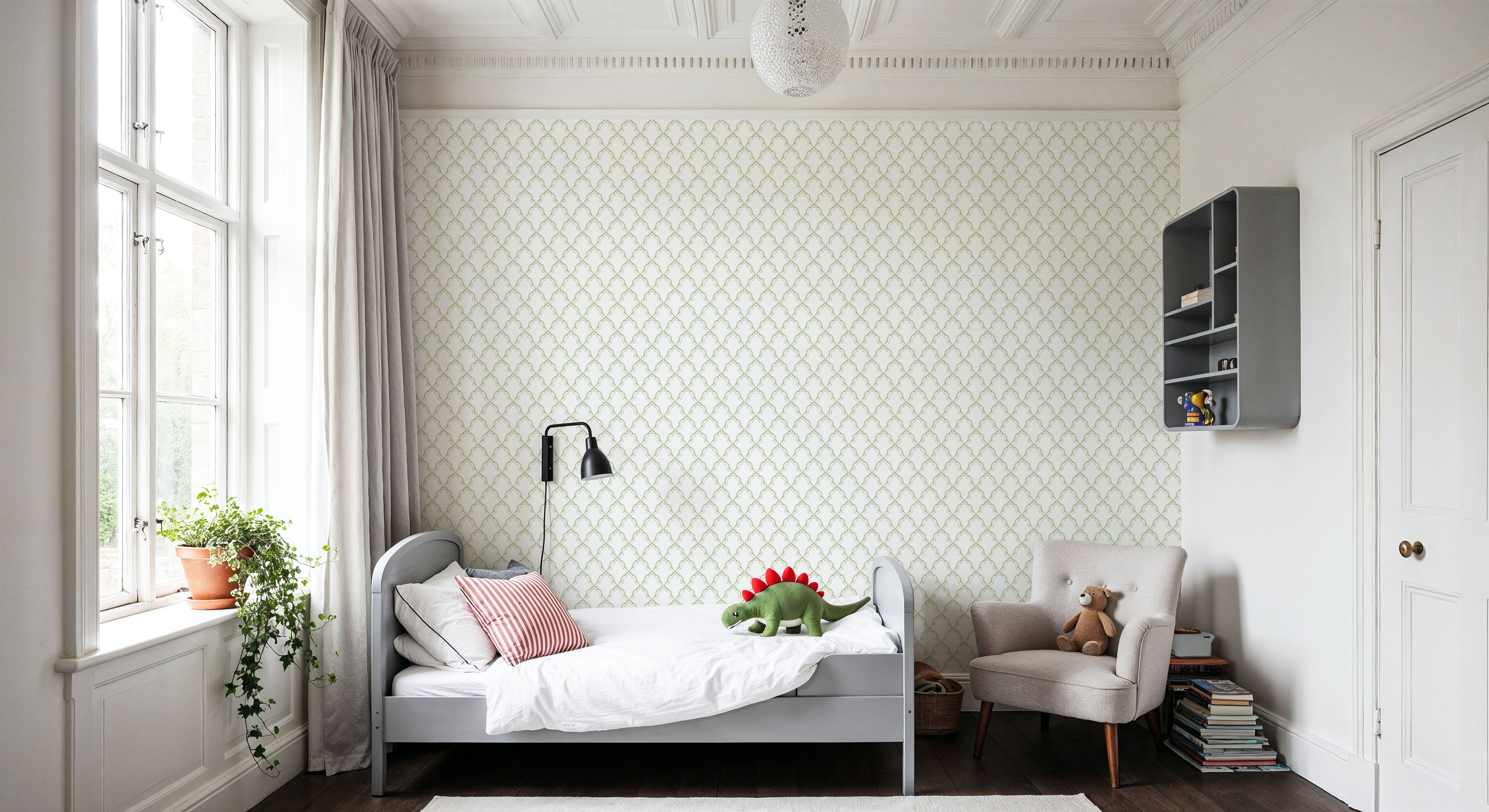 Medallion Trellis, Sage Green
