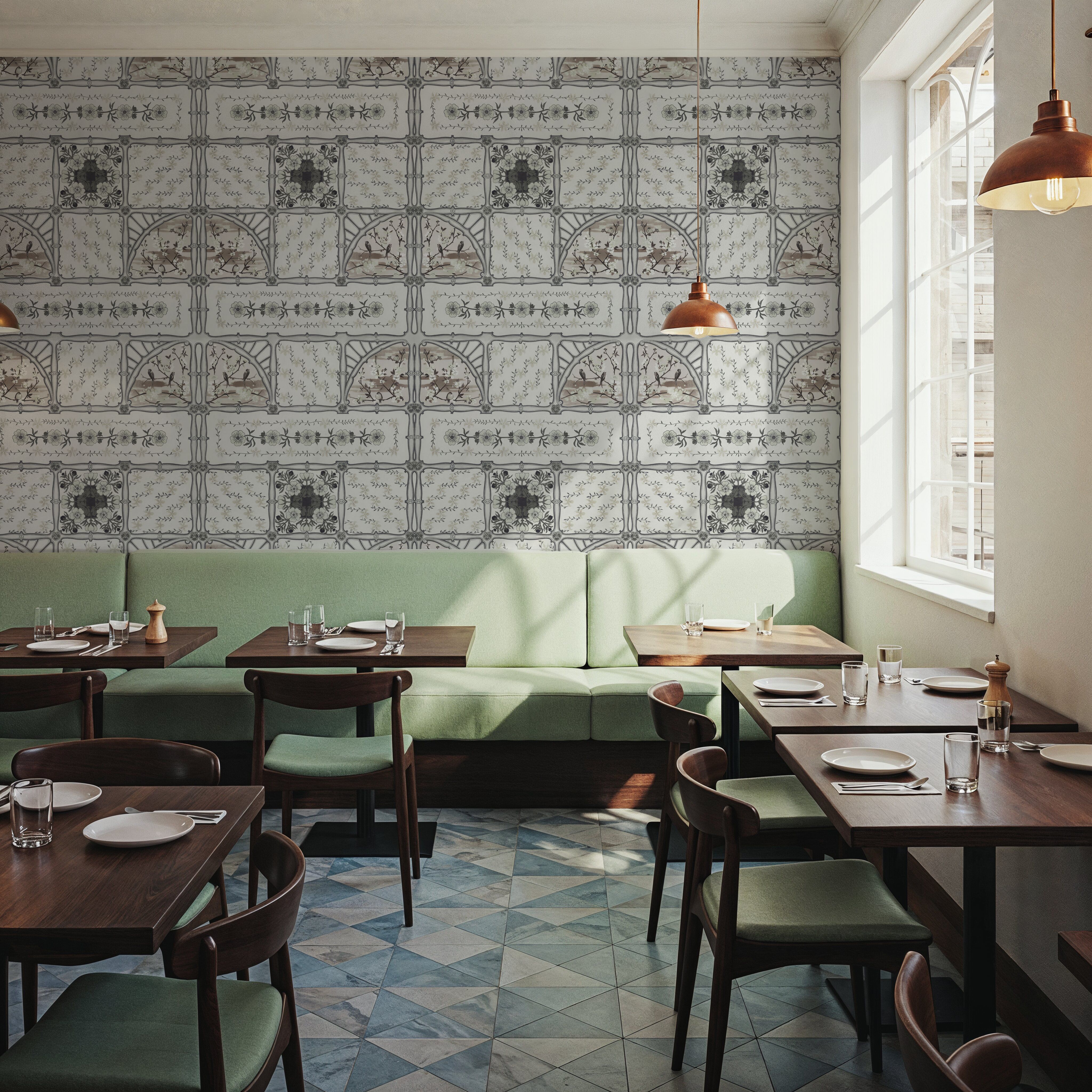 Sakura & Bird, Beige