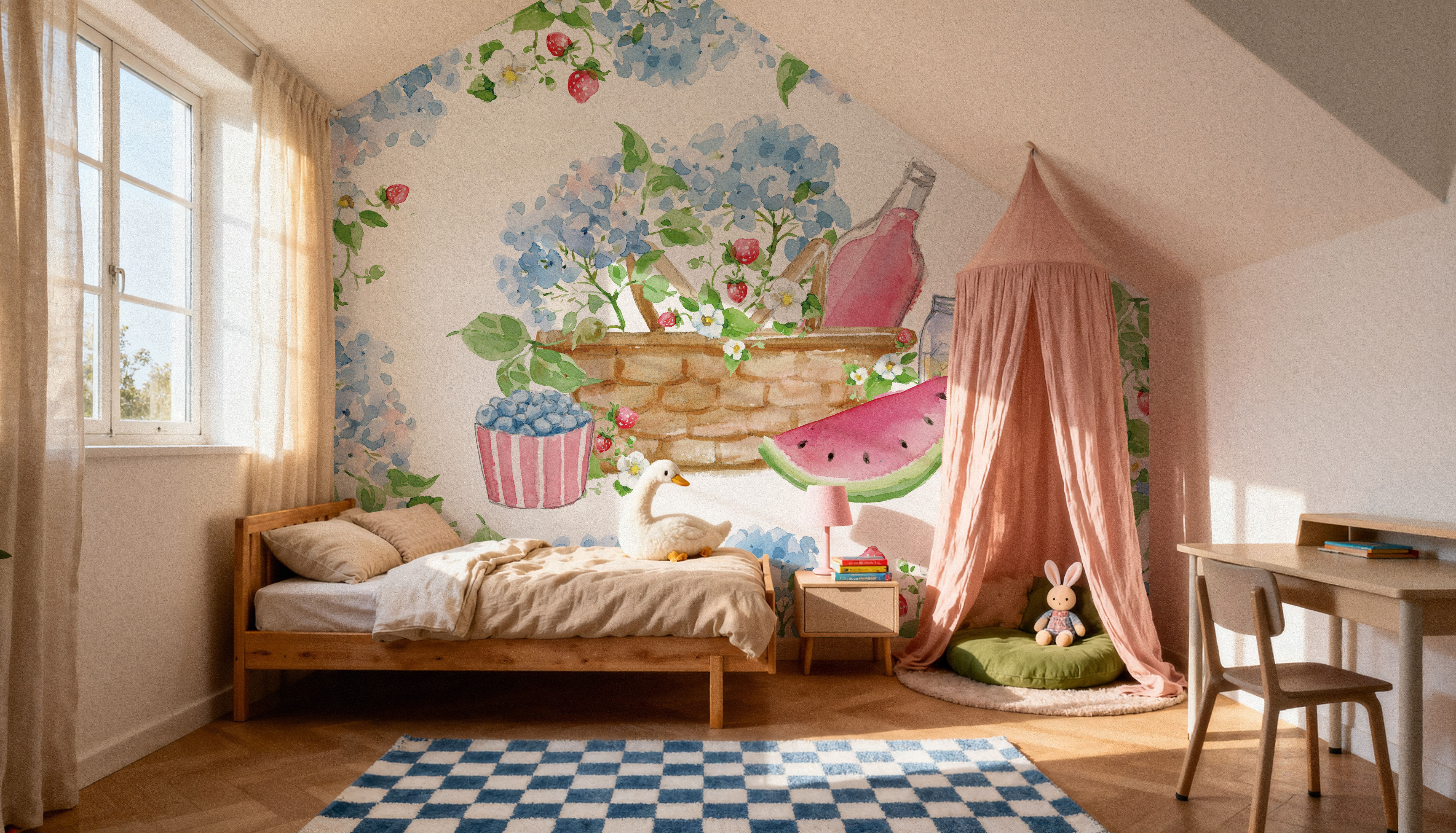 Summer Picnic IV, Papel pintado