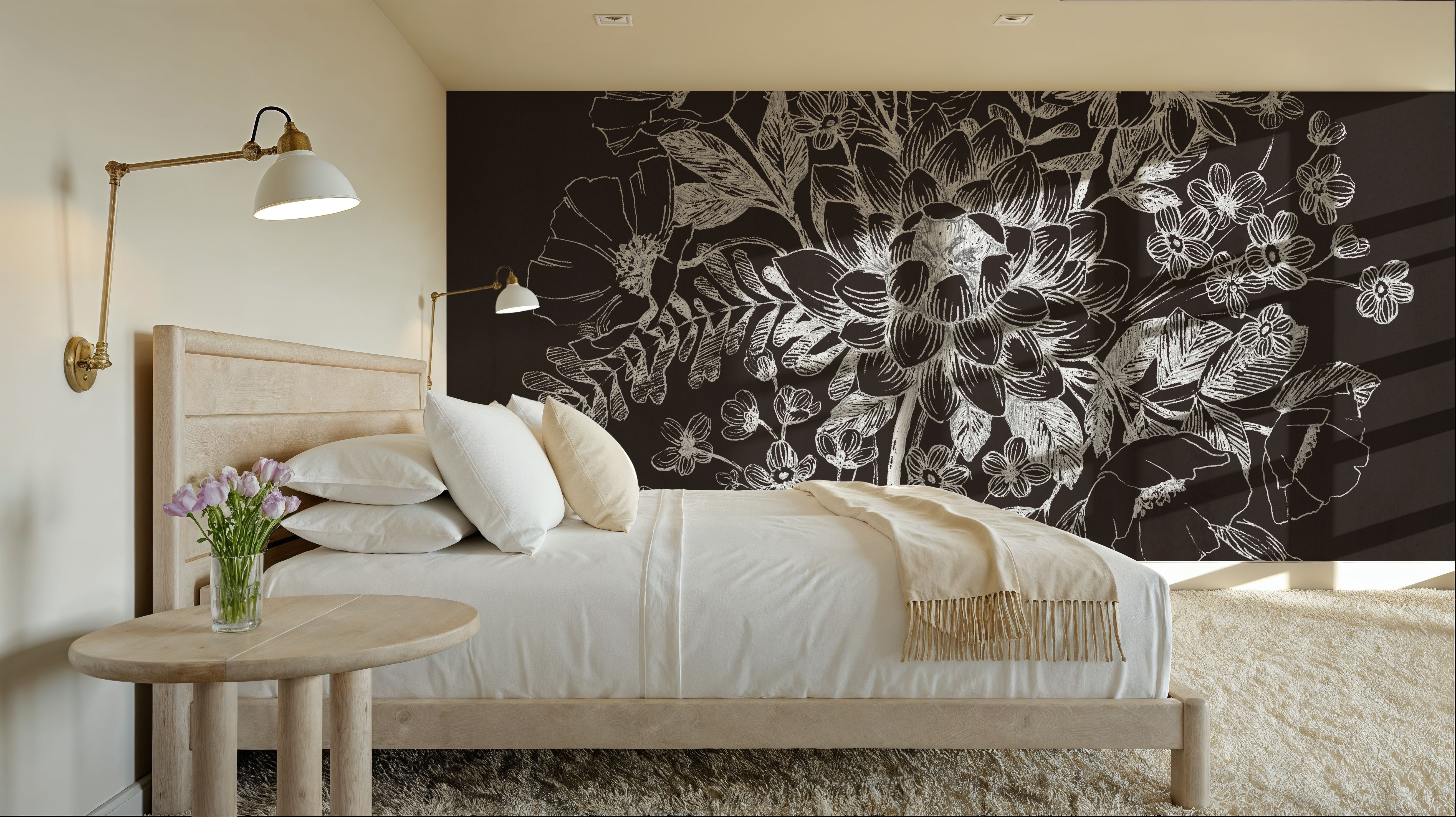 Flora Toile VIII Dark