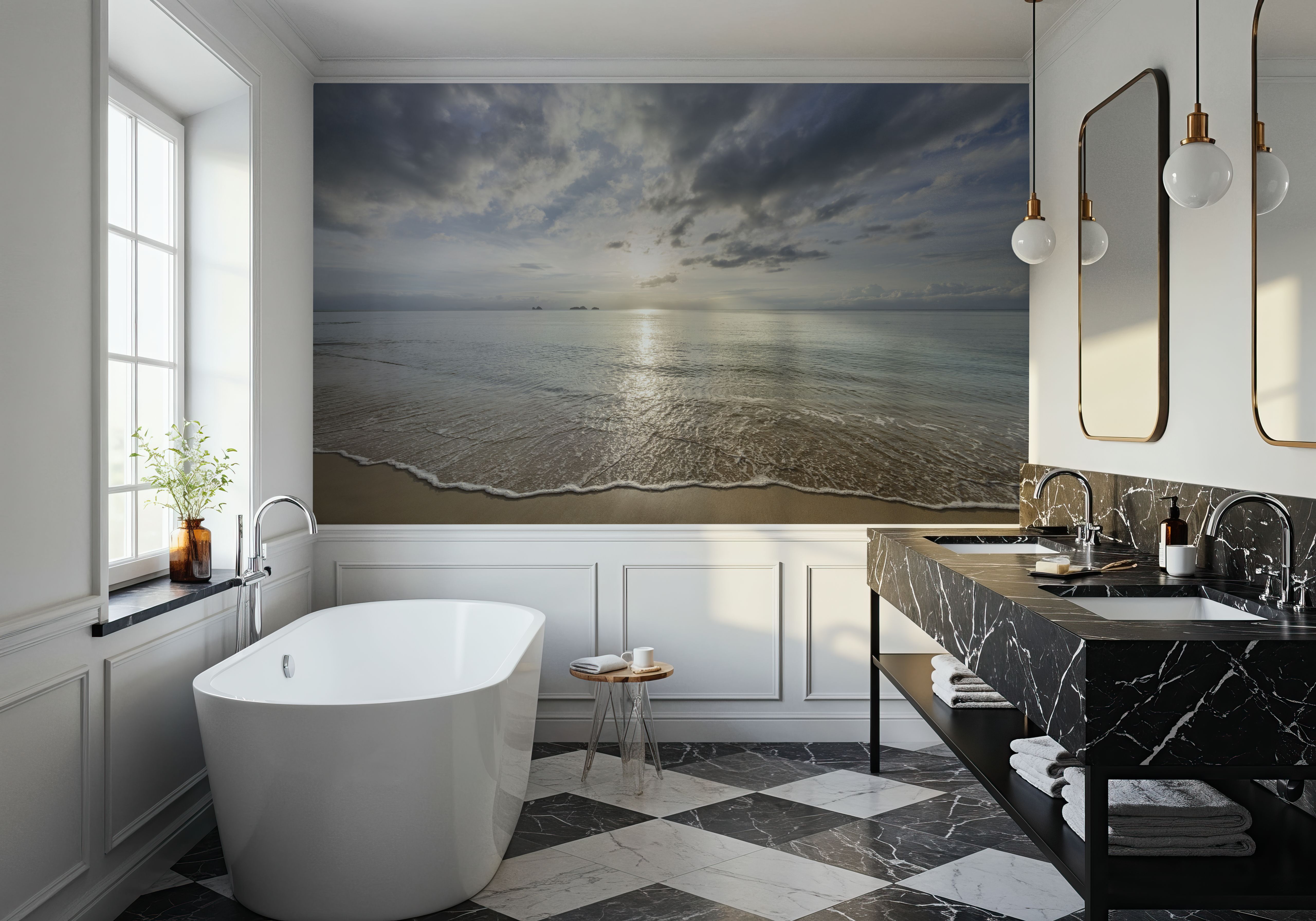 Tranquil Shore, Carte da parati