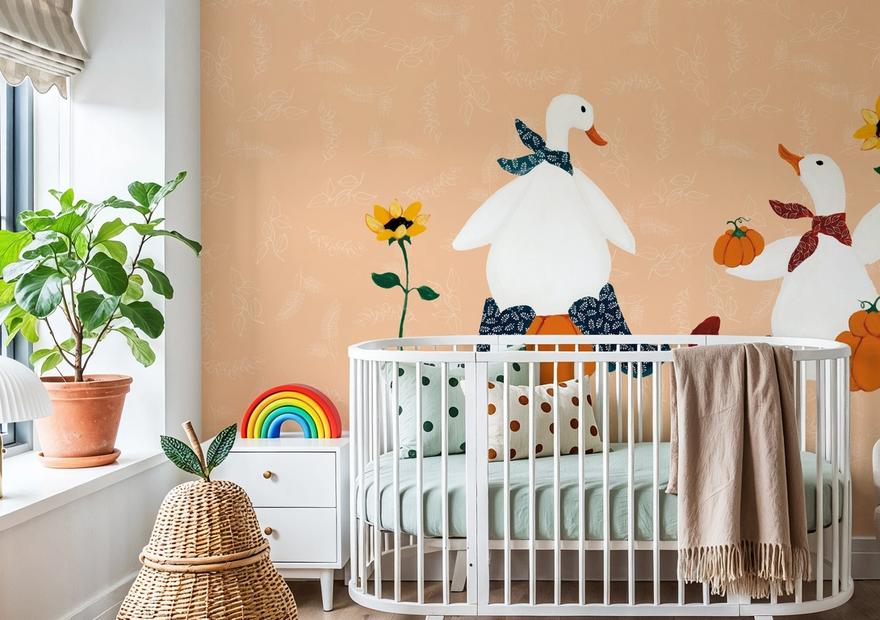 Ducks in the Pumpkin Patch III